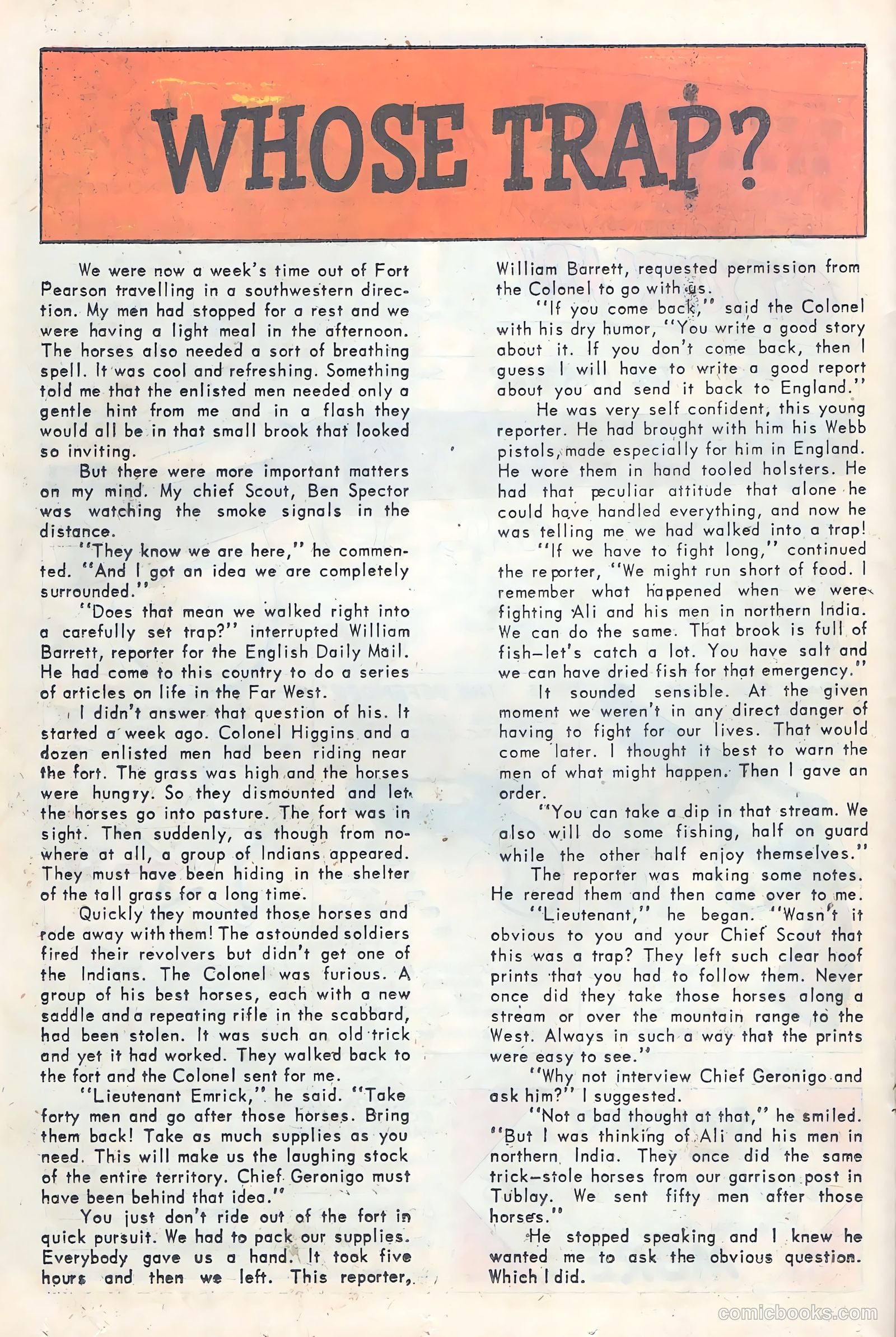 Sheriff of Tombstone #7 (1960) — page 20 of 36