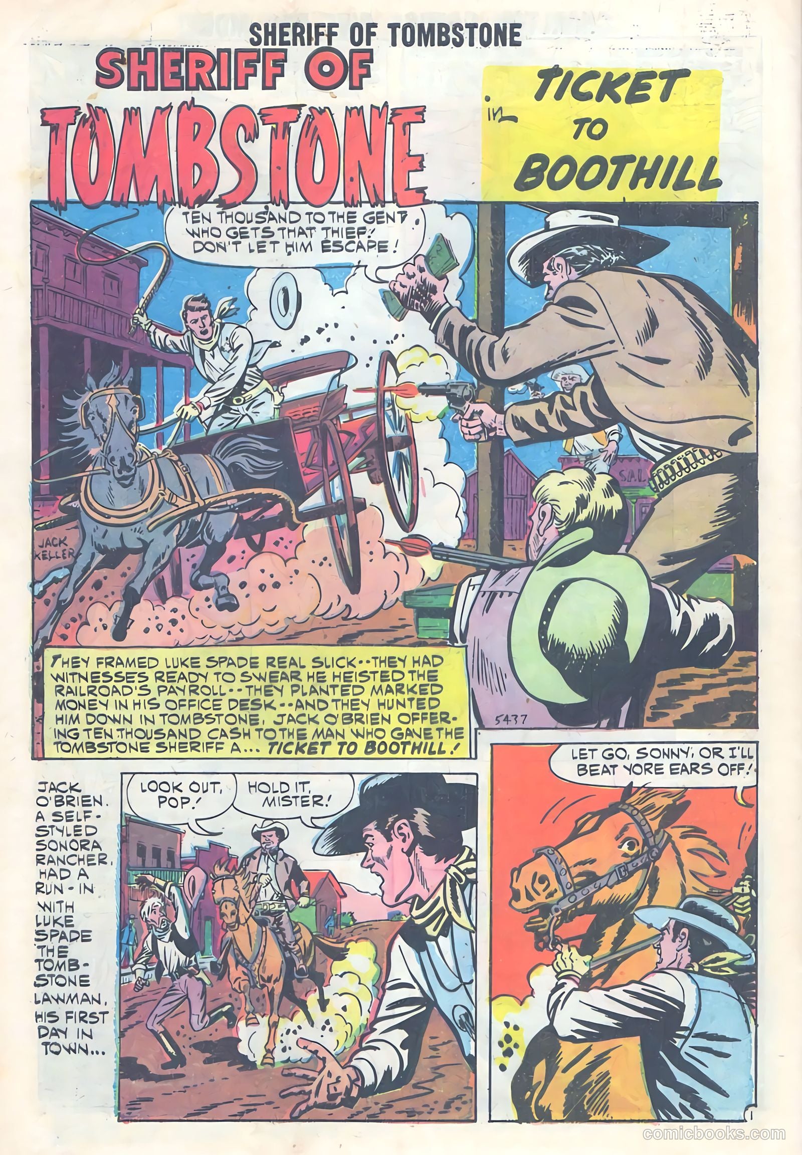 Sheriff of Tombstone #7 (1960) — page 28 of 36