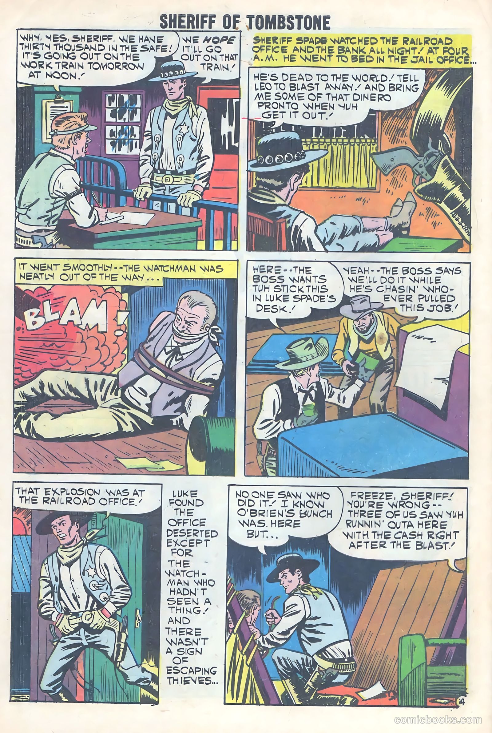 Sheriff of Tombstone #7 (1960) — page 32 of 36