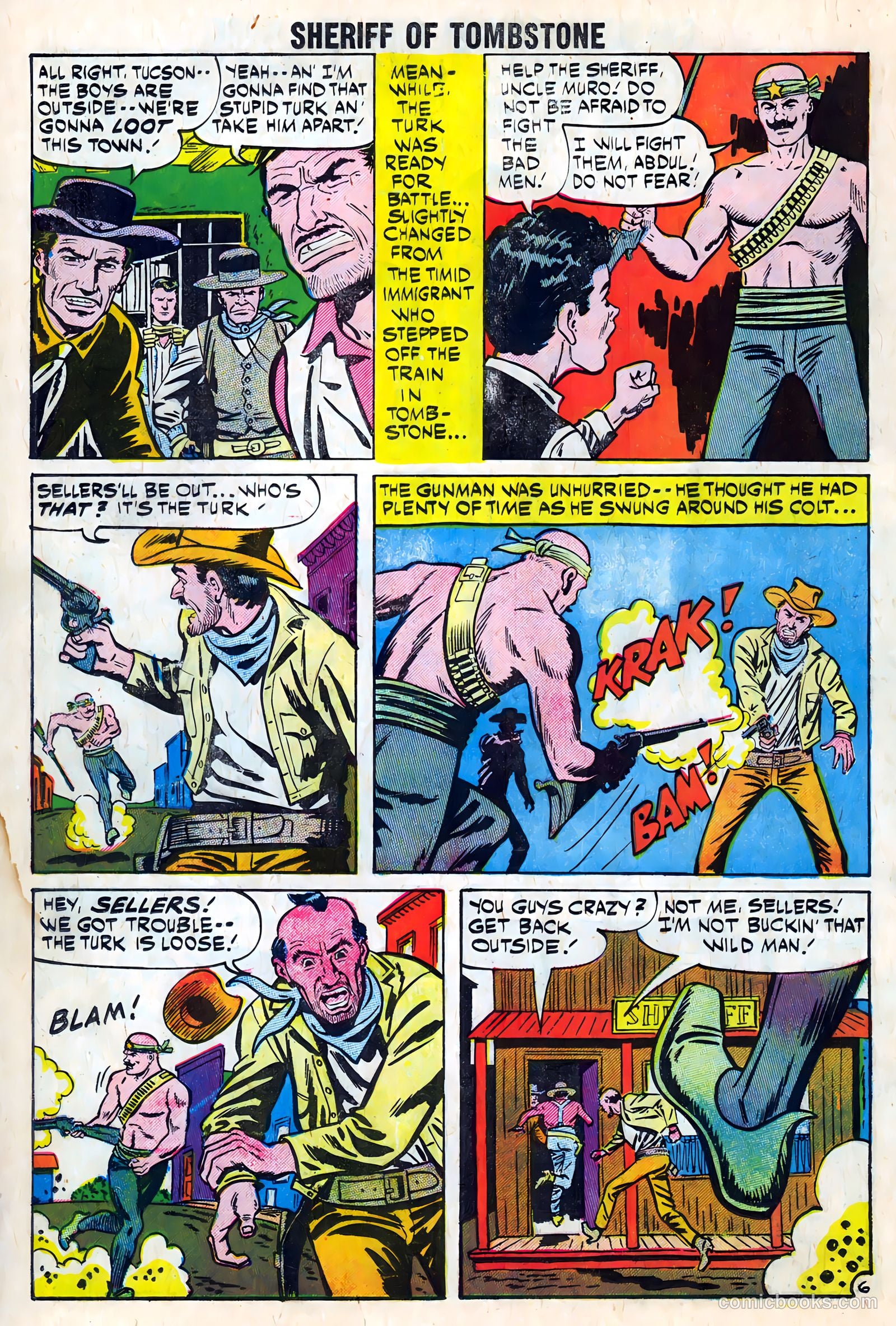 Sheriff of Tombstone #8 (1960) — page 18 of 36