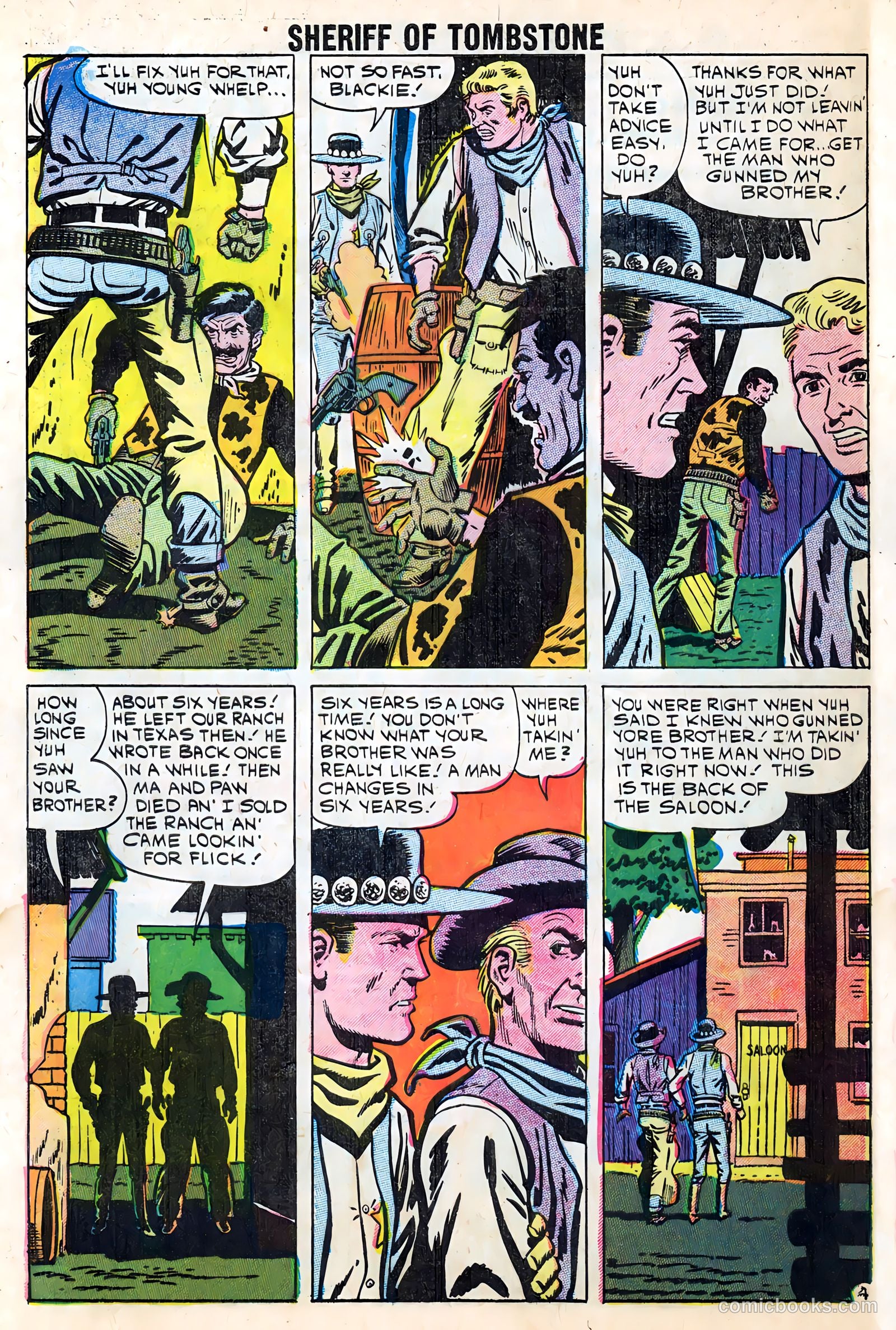 Sheriff of Tombstone #8 (1960) — page 32 of 36