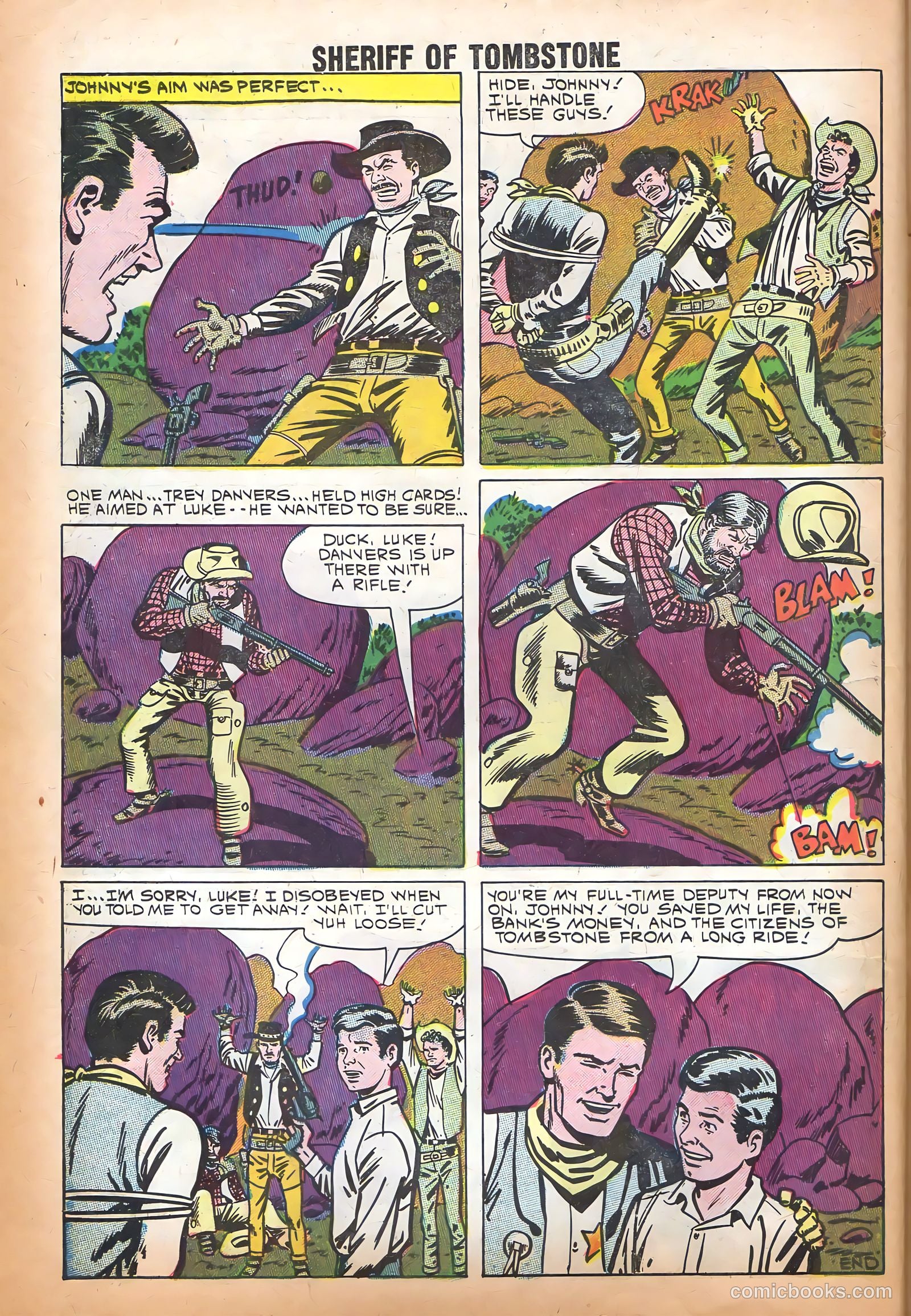 Sheriff of Tombstone #9 (1960) — page 8 of 36