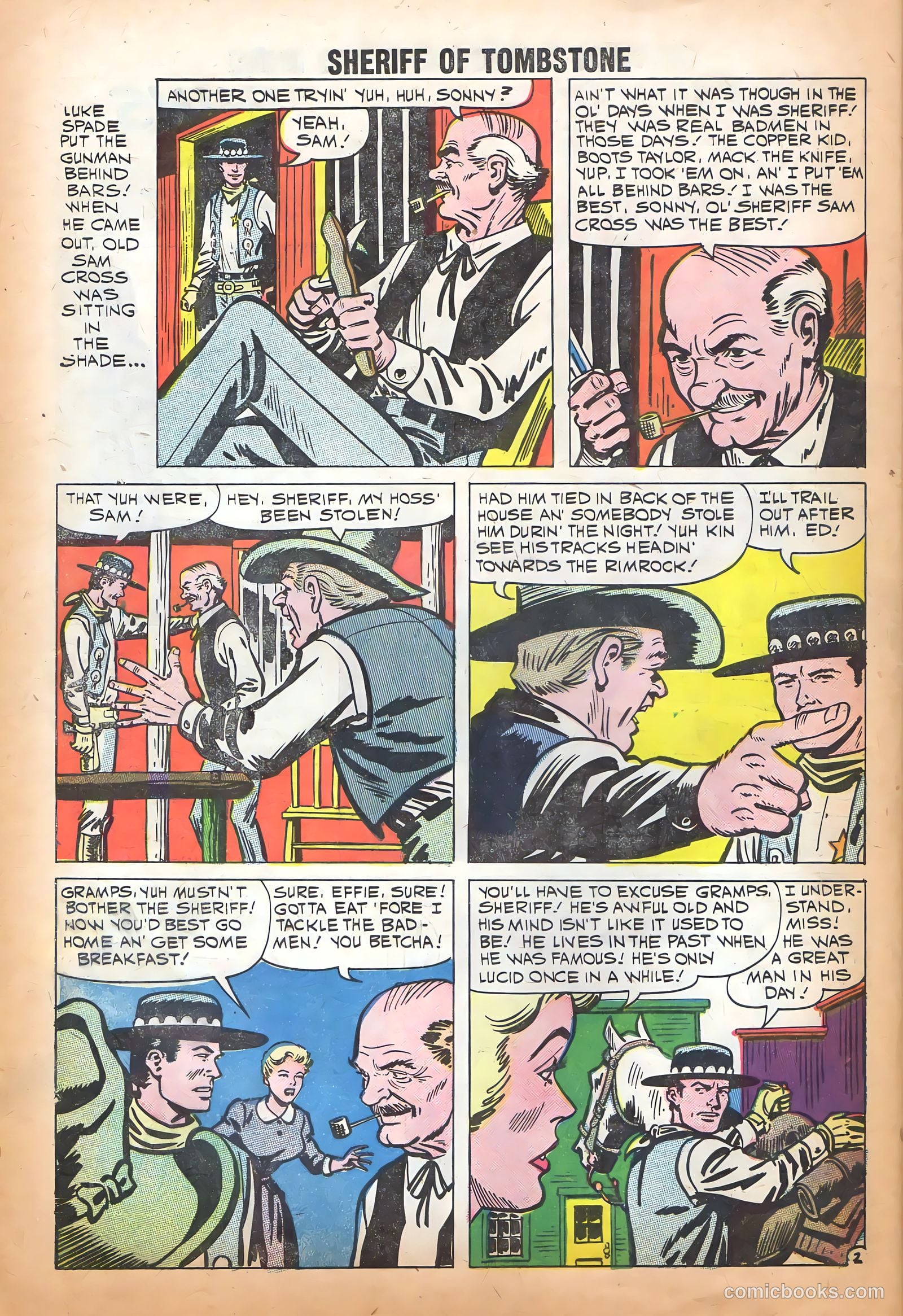 Sheriff of Tombstone #9 (1960) — page 28 of 36