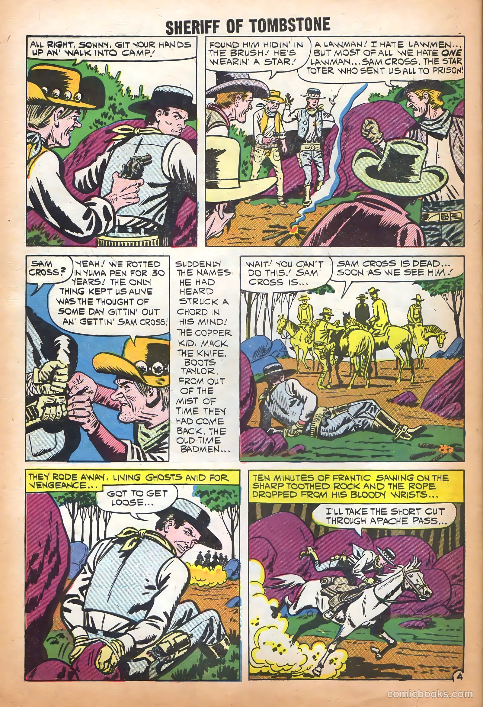Sheriff of Tombstone #9 (1960) — page 30 of 36