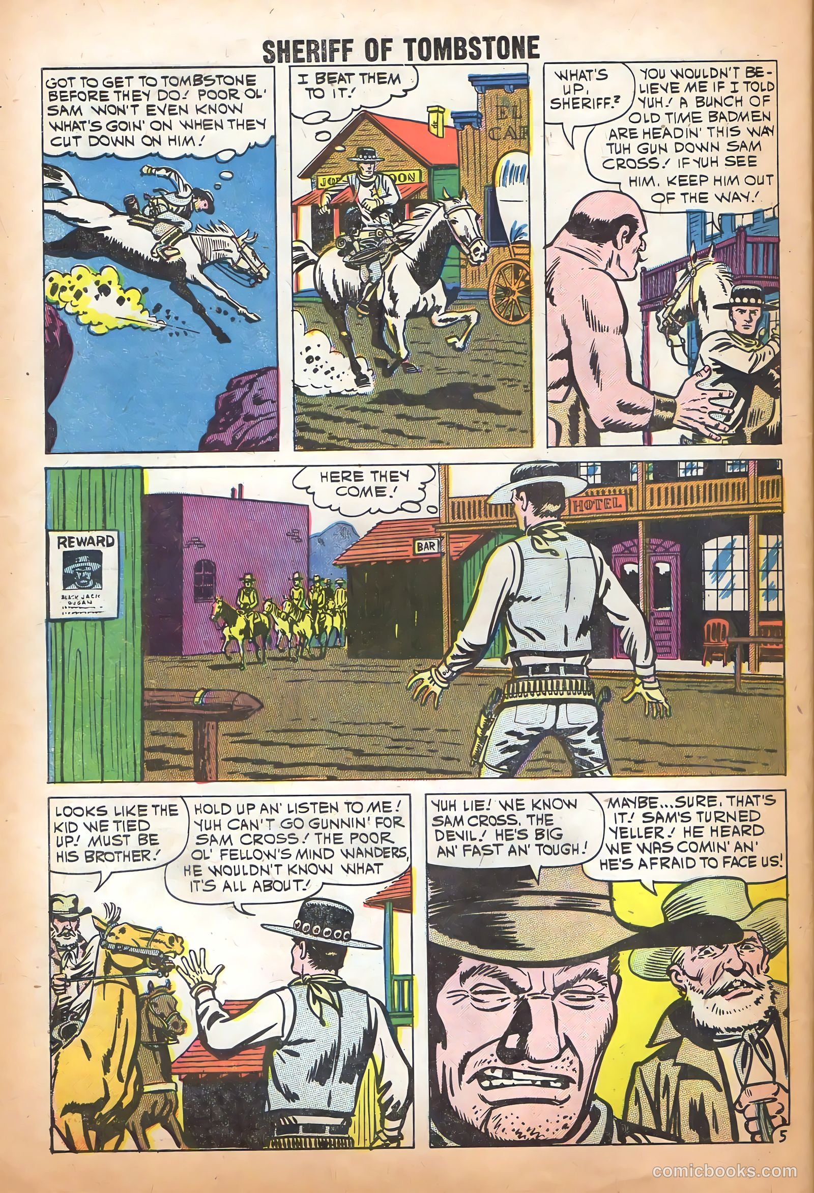 Sheriff of Tombstone #9 (1960) — page 32 of 36