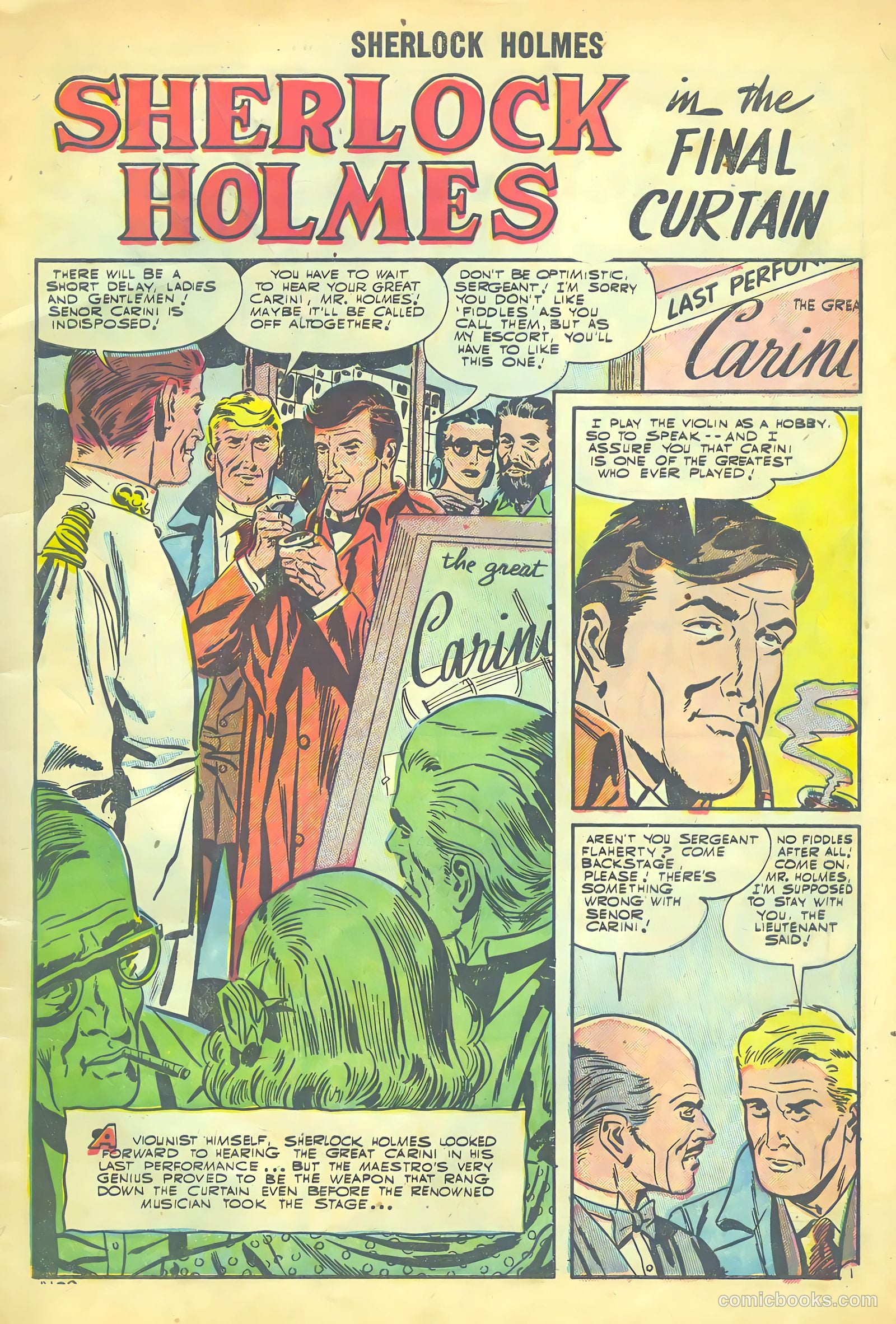 Sherlock Holmes #1 (1955) — page 3 of 36