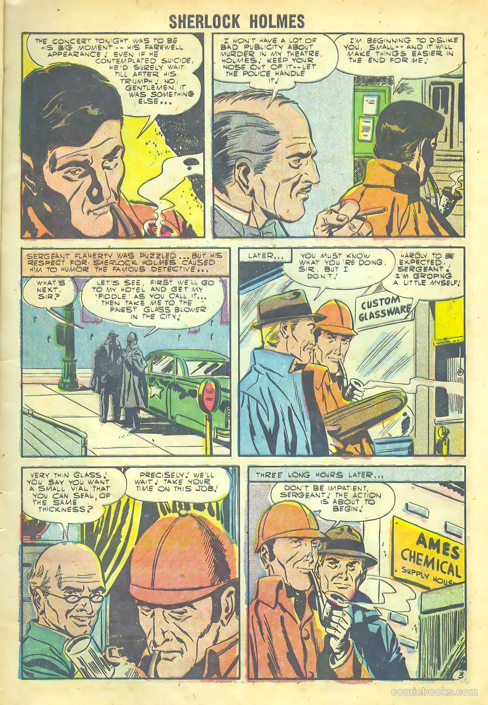 Sherlock Holmes #1 (1955) — page 5 of 36