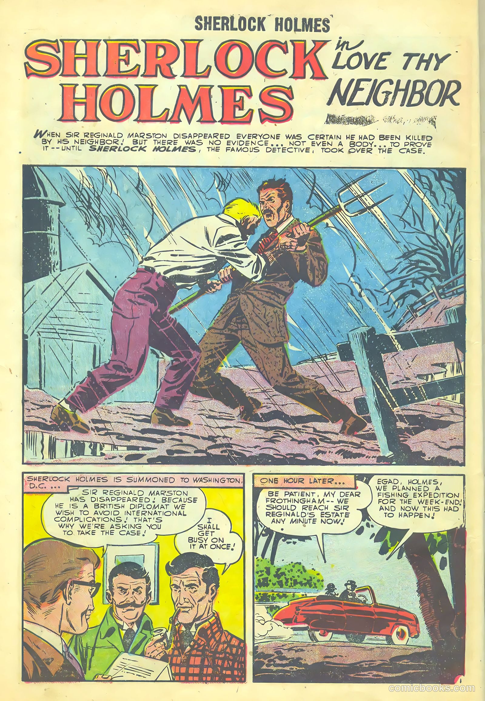Sherlock Holmes #1 (1955) — page 10 of 36