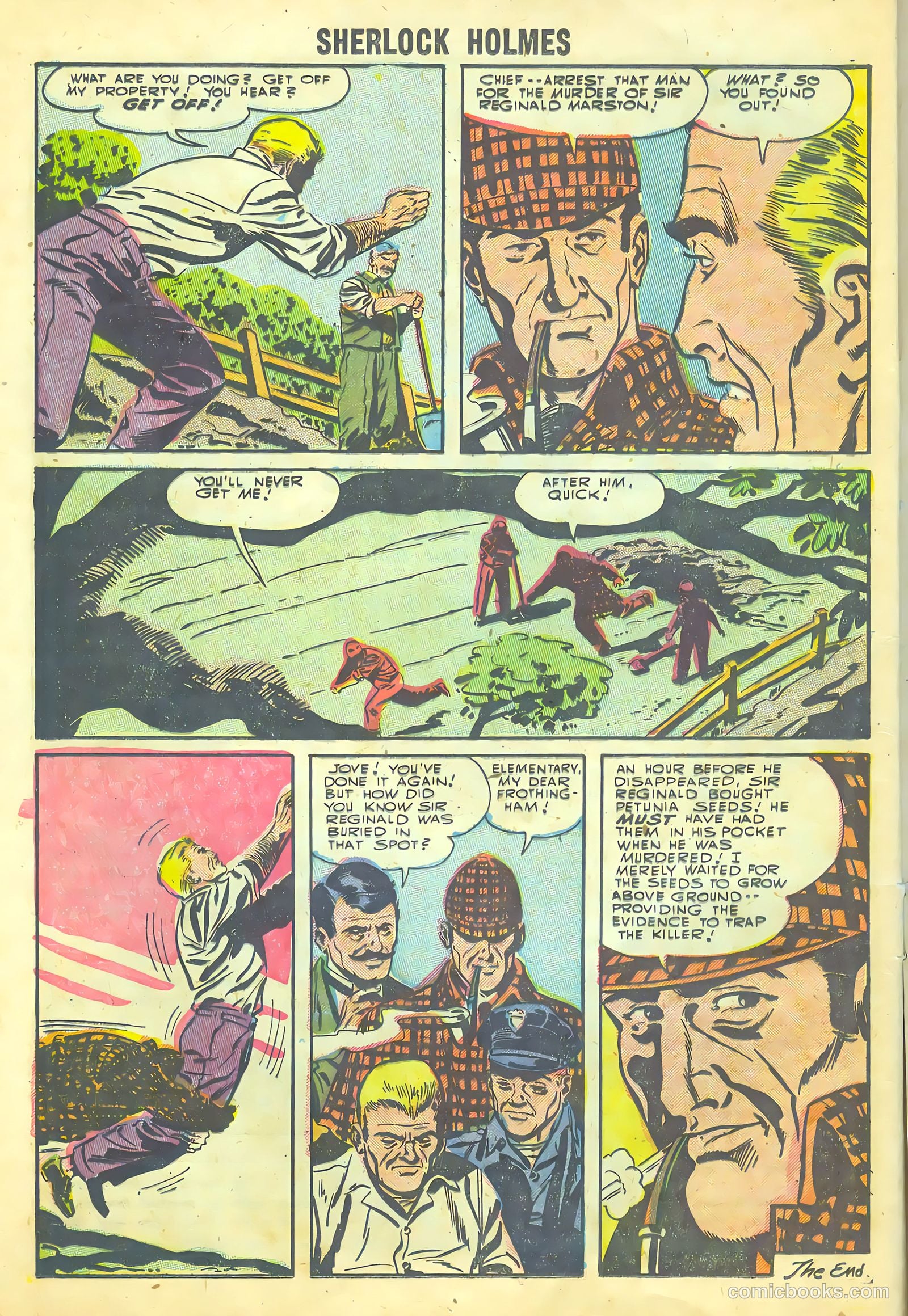 Sherlock Holmes #1 (1955) — page 16 of 36