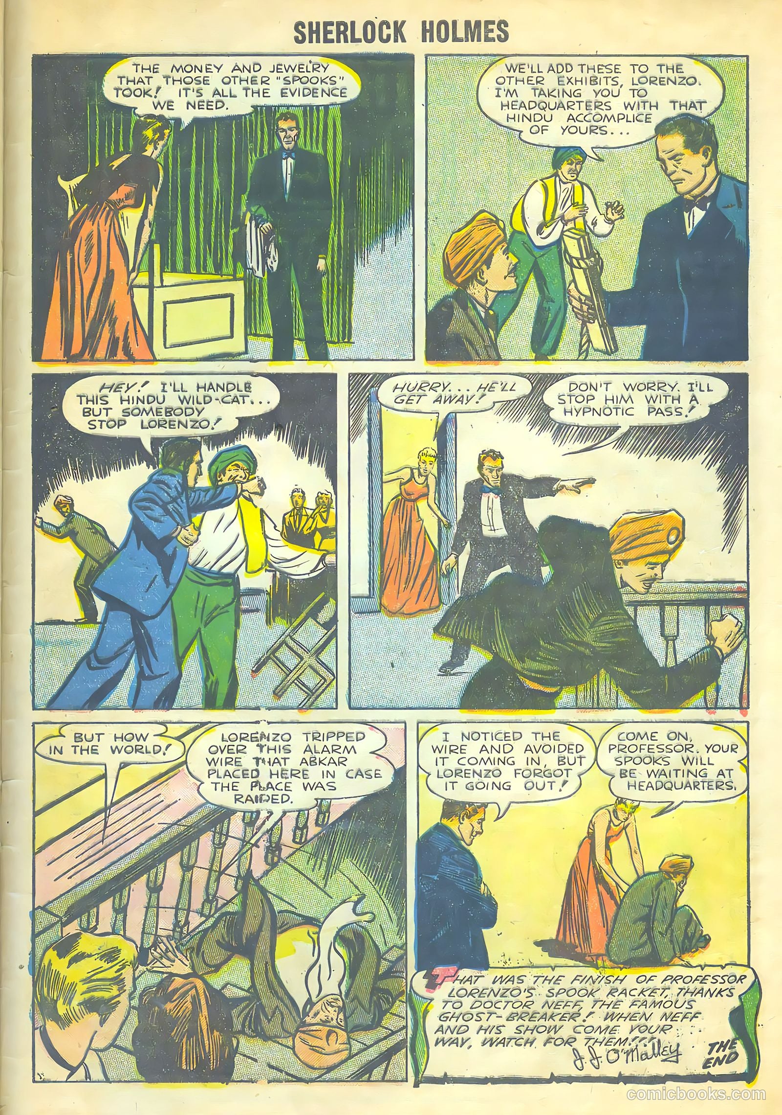 Sherlock Holmes #1 (1955) — page 33 of 36