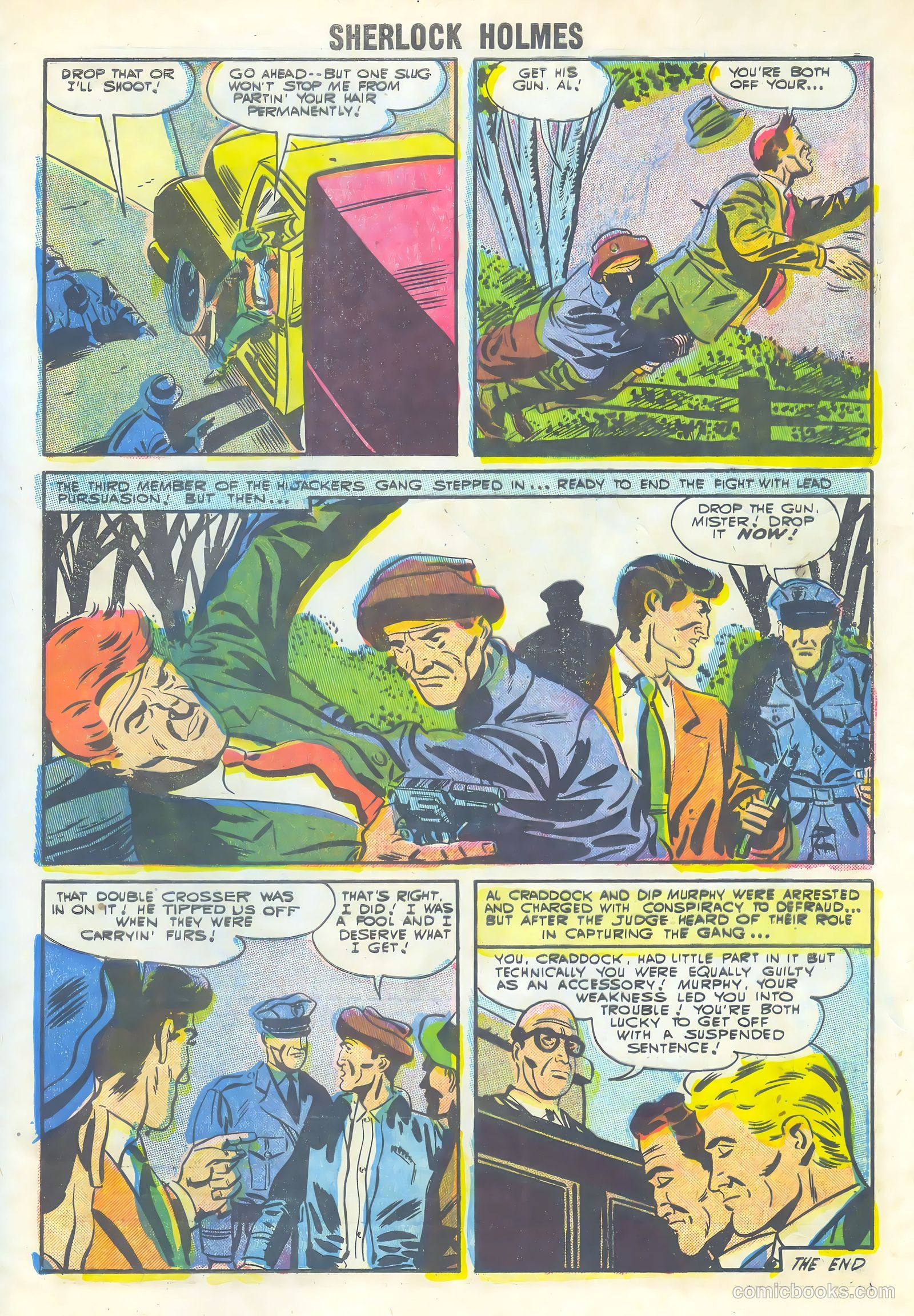 Sherlock Holmes #2 (1956) — page 33 of 36