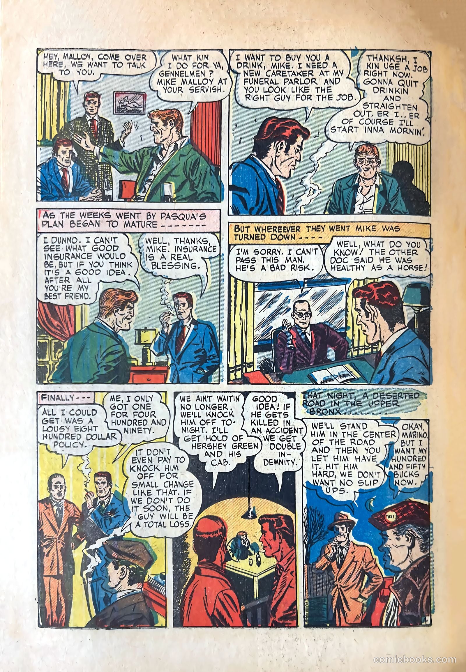 Shocking Mystery Cases #50 (1952) — page 6 of 36