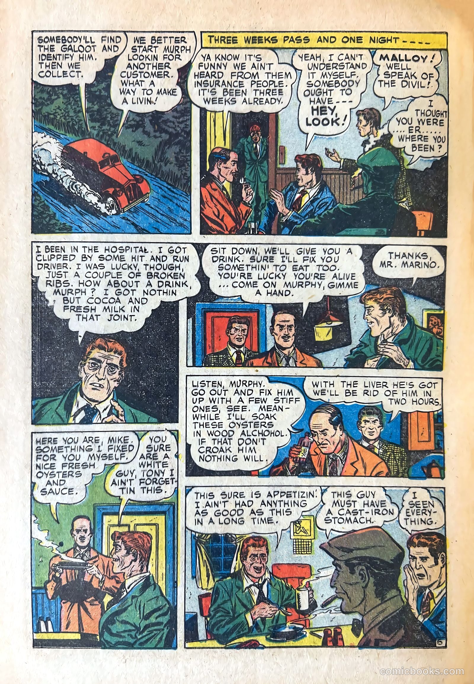Shocking Mystery Cases #50 (1952) — page 8 of 36