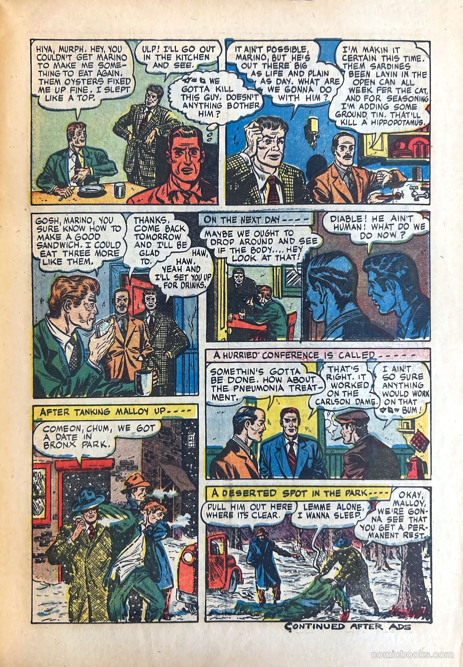 Shocking Mystery Cases #50 (1952) — page 9 of 36