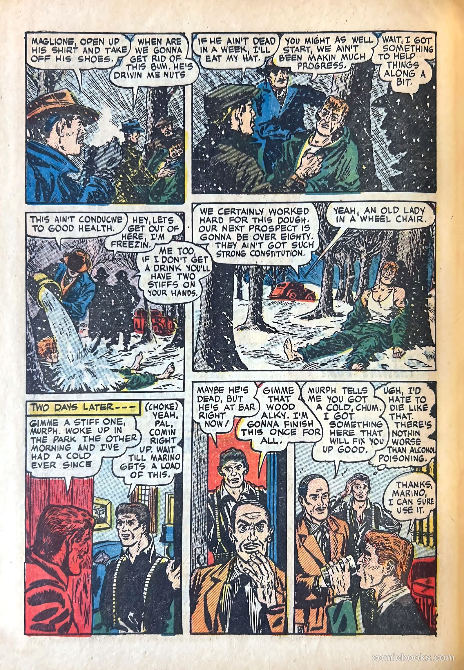 Shocking Mystery Cases #50 (1952) — page 12 of 36