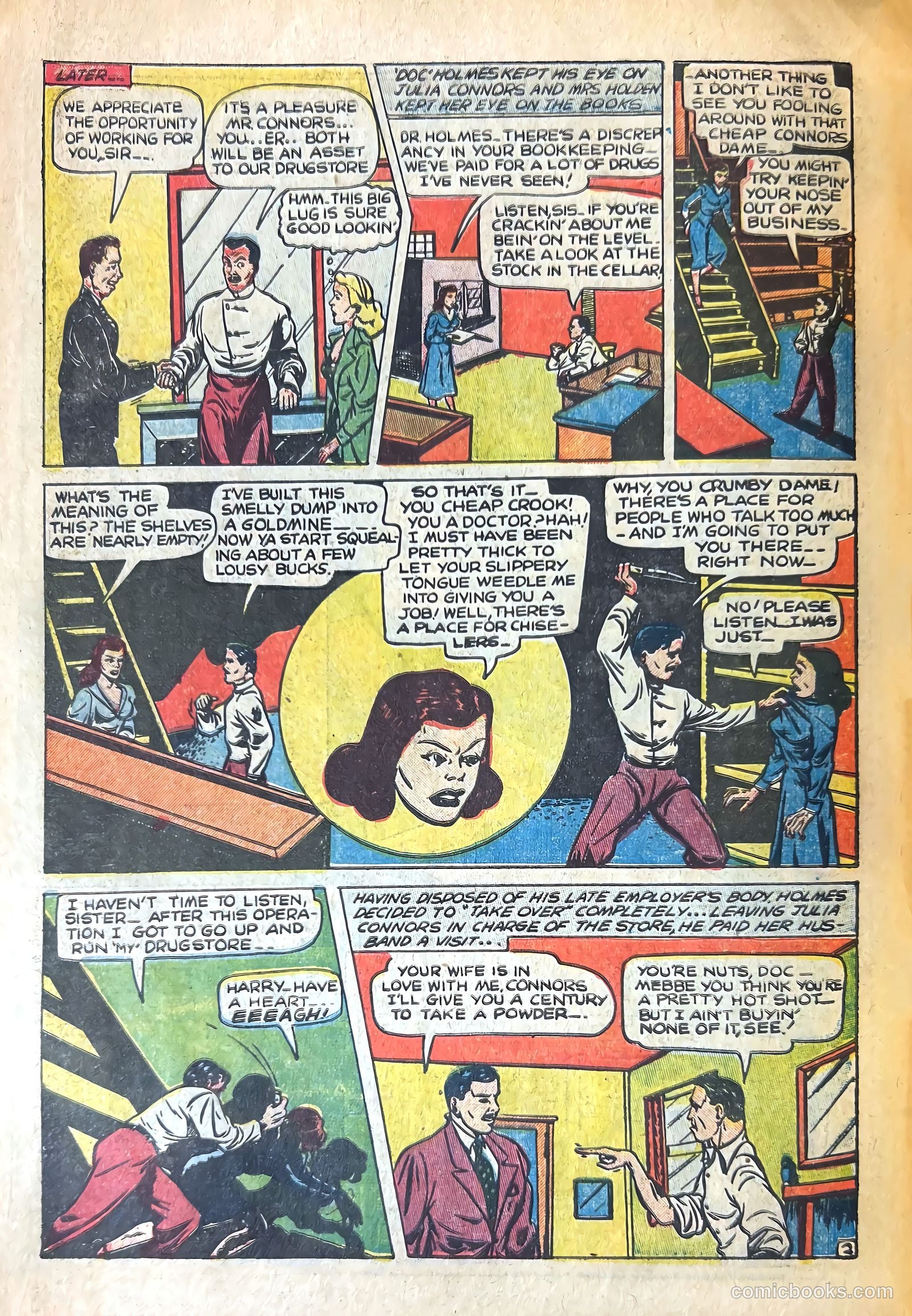Shocking Mystery Cases #50 (1952) — page 18 of 36