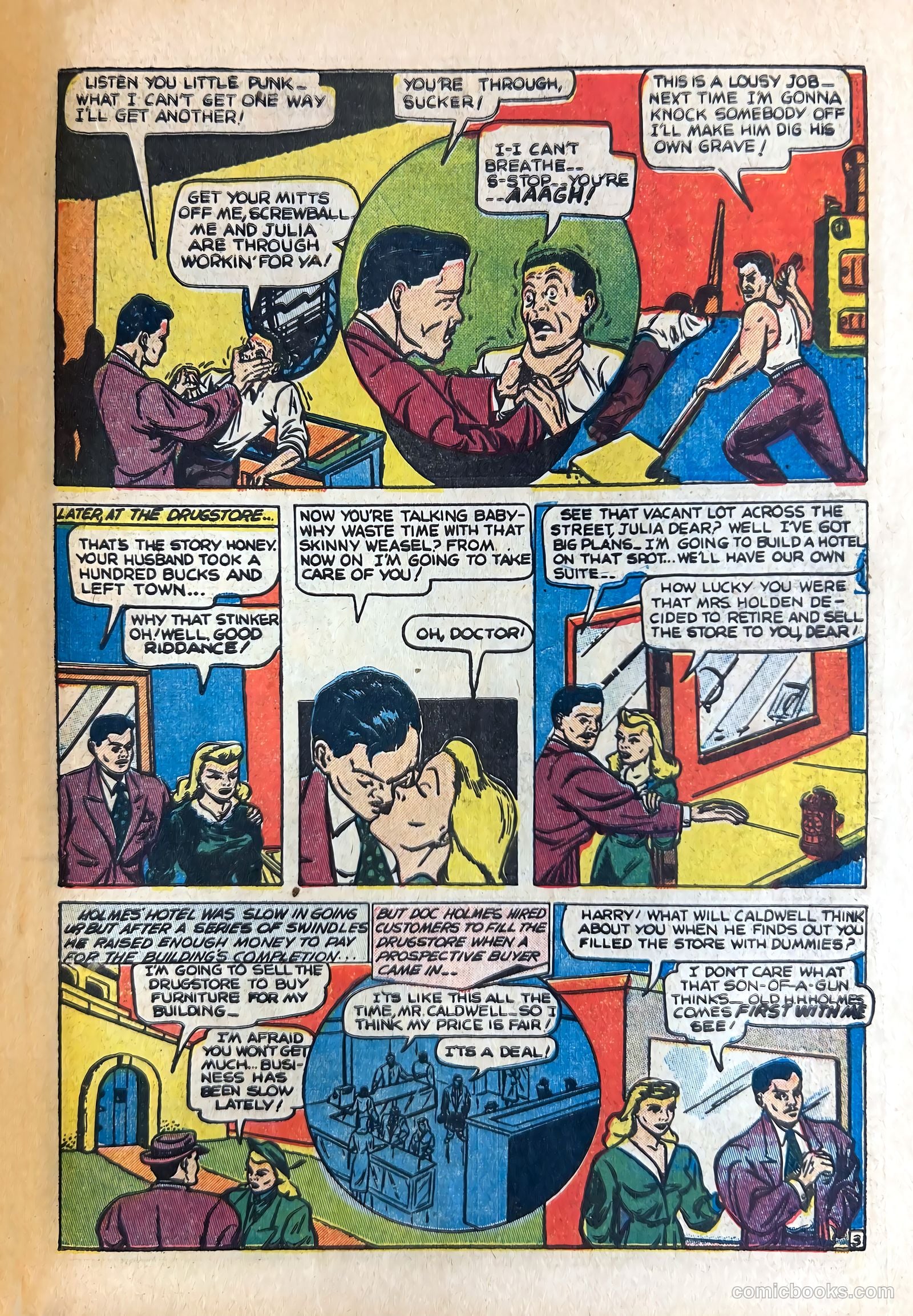 Shocking Mystery Cases #50 (1952) — page 19 of 36