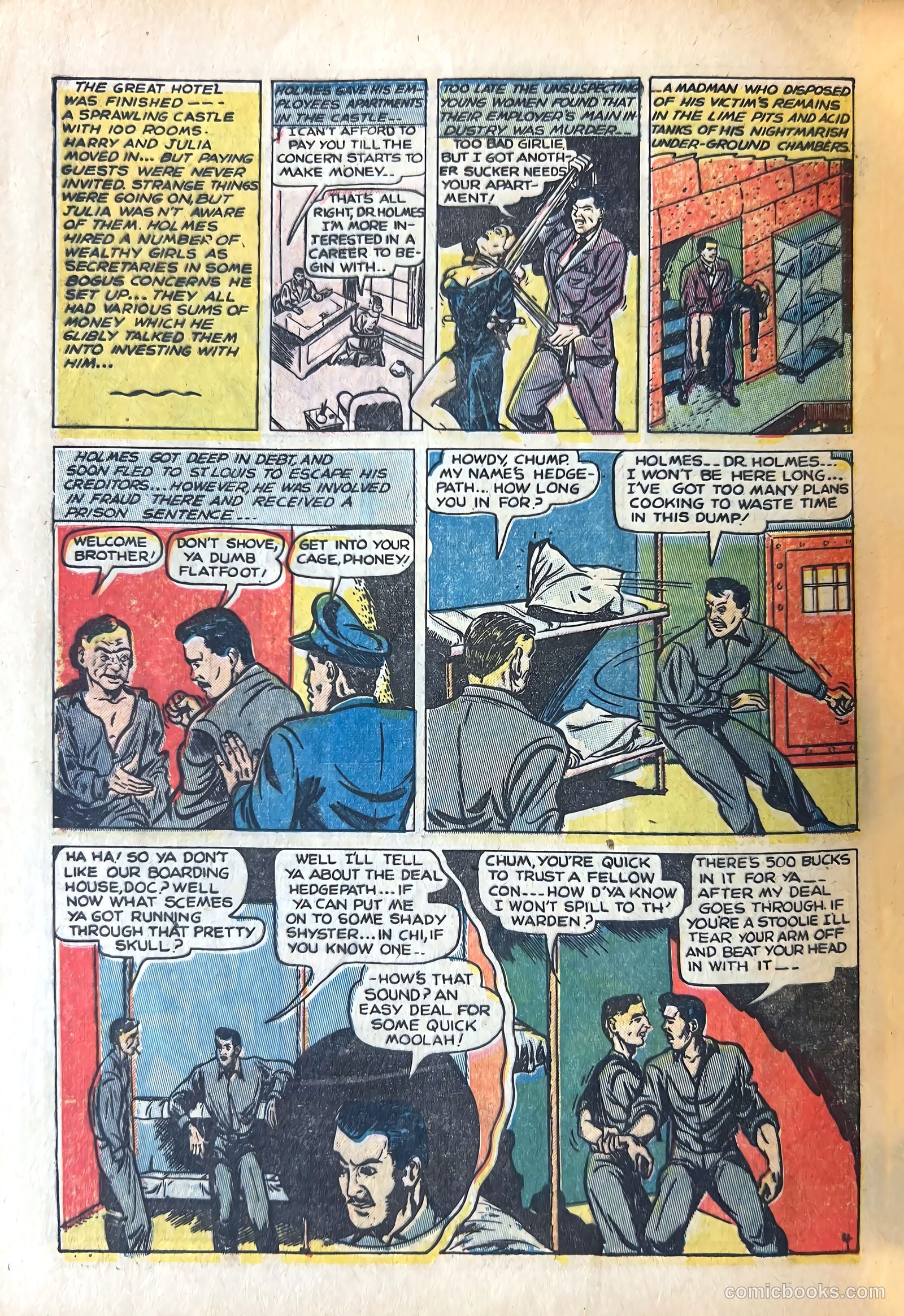 Shocking Mystery Cases #50 (1952) — page 20 of 36
