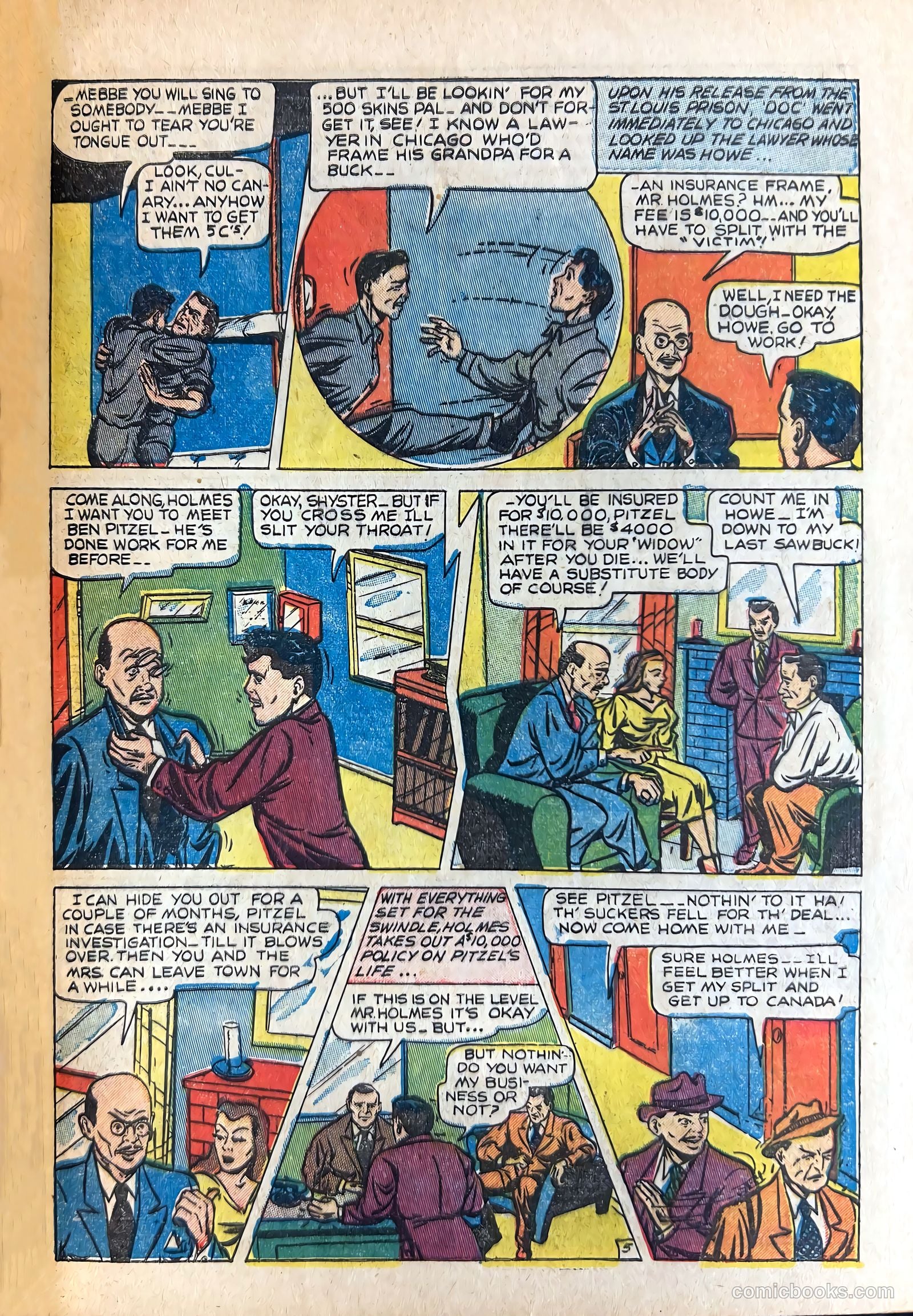 Shocking Mystery Cases #50 (1952) — page 21 of 36