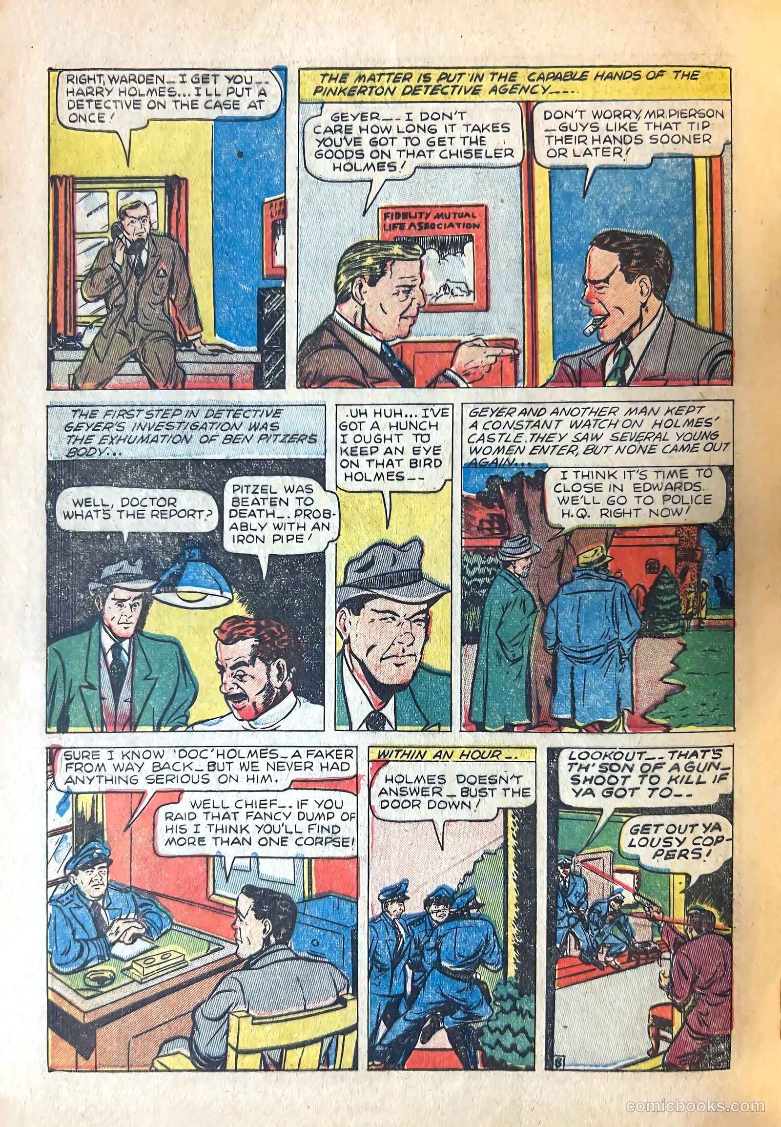 Shocking Mystery Cases #50 (1952) — page 24 of 36