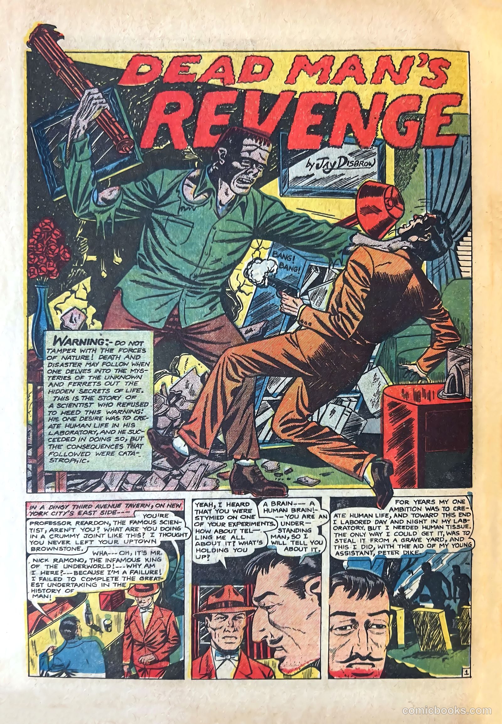 Shocking Mystery Cases #50 (1952) — page 28 of 36
