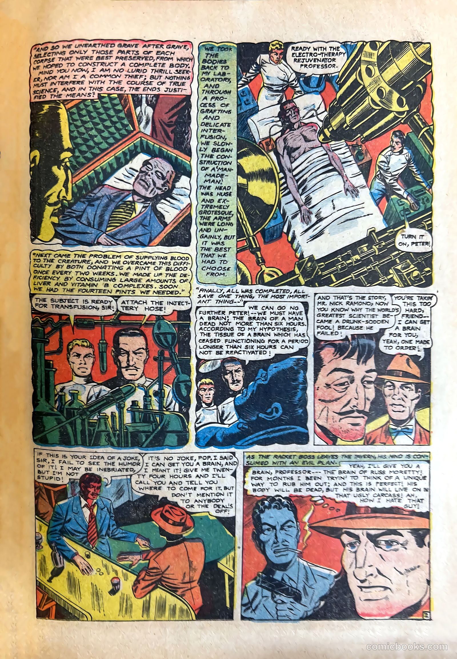 Shocking Mystery Cases #50 (1952) — page 29 of 36