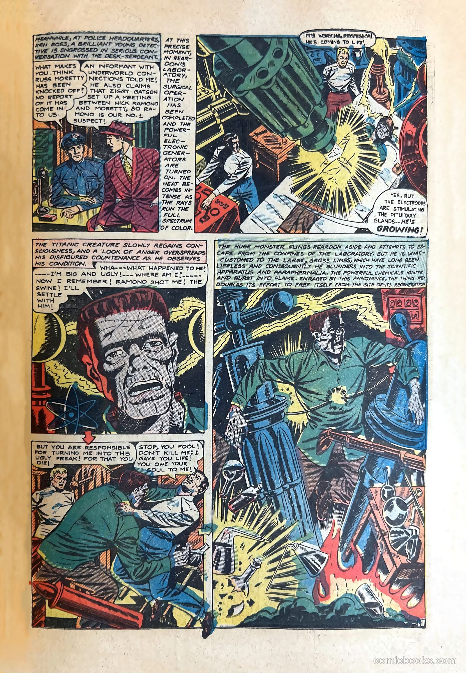 Shocking Mystery Cases #50 (1952) — page 31 of 36