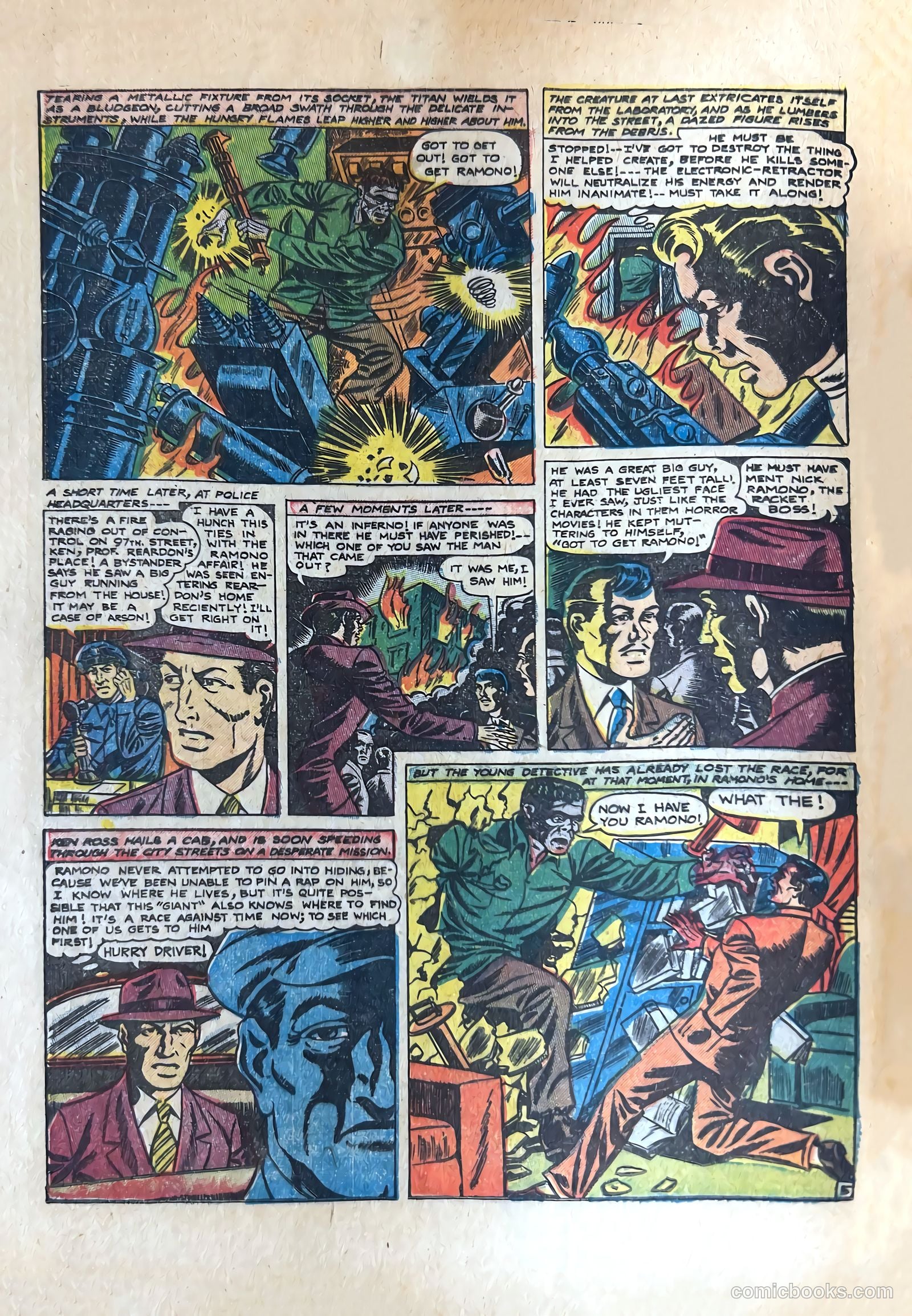 Shocking Mystery Cases #50 (1952) — page 32 of 36