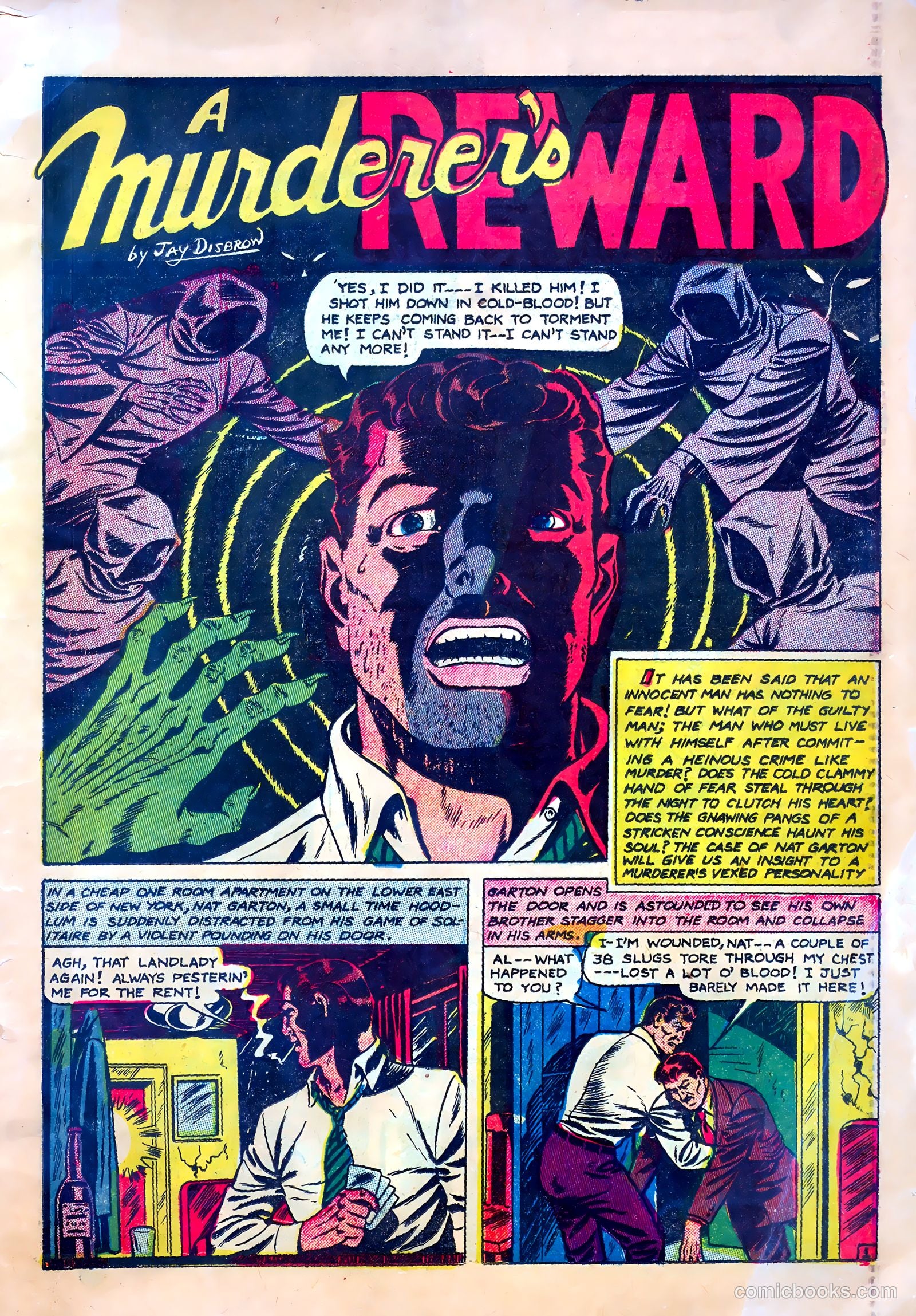 Shocking Mystery Cases #51 (1952) — page 3 of 36