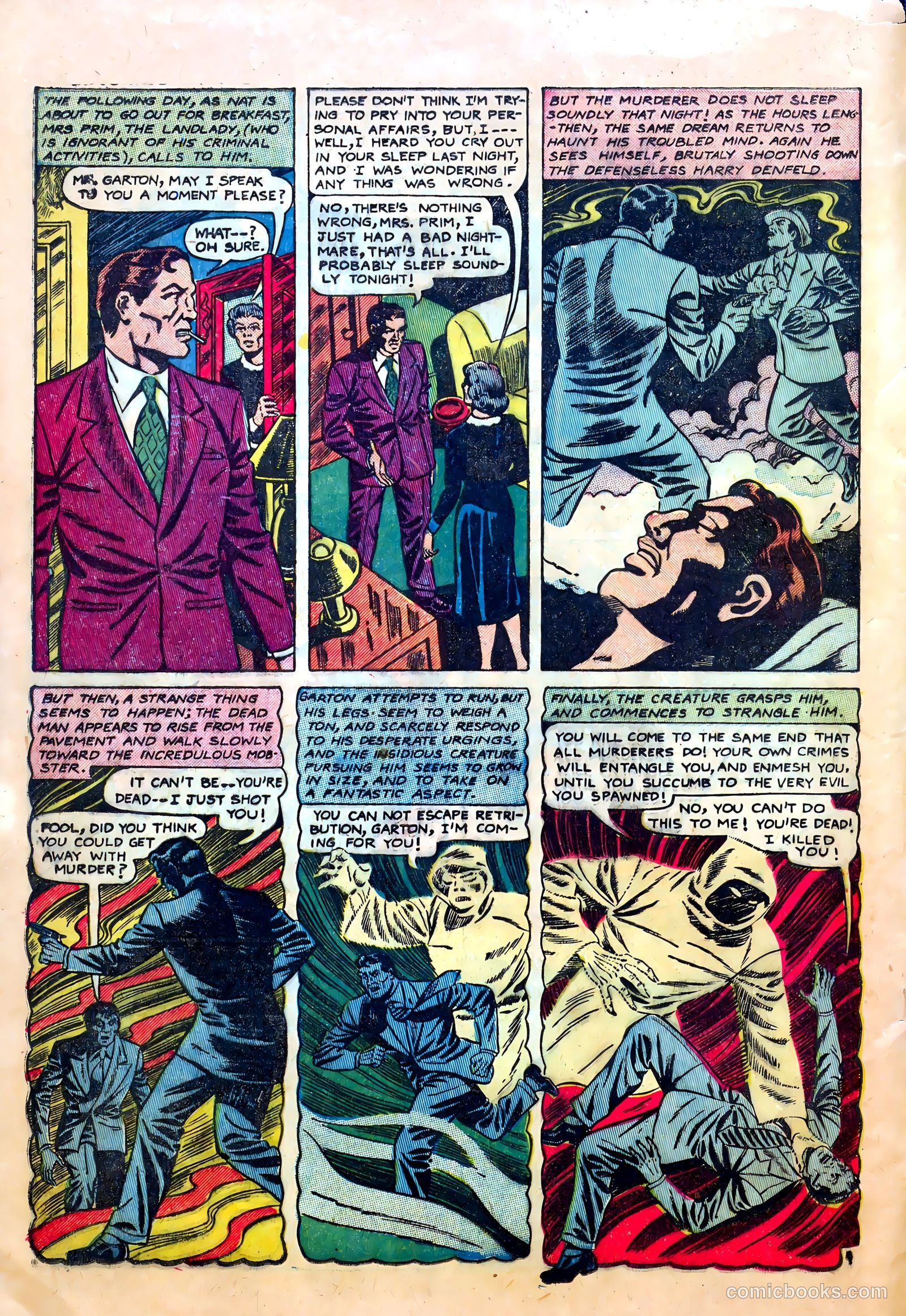 Shocking Mystery Cases #51 (1952) — page 6 of 36