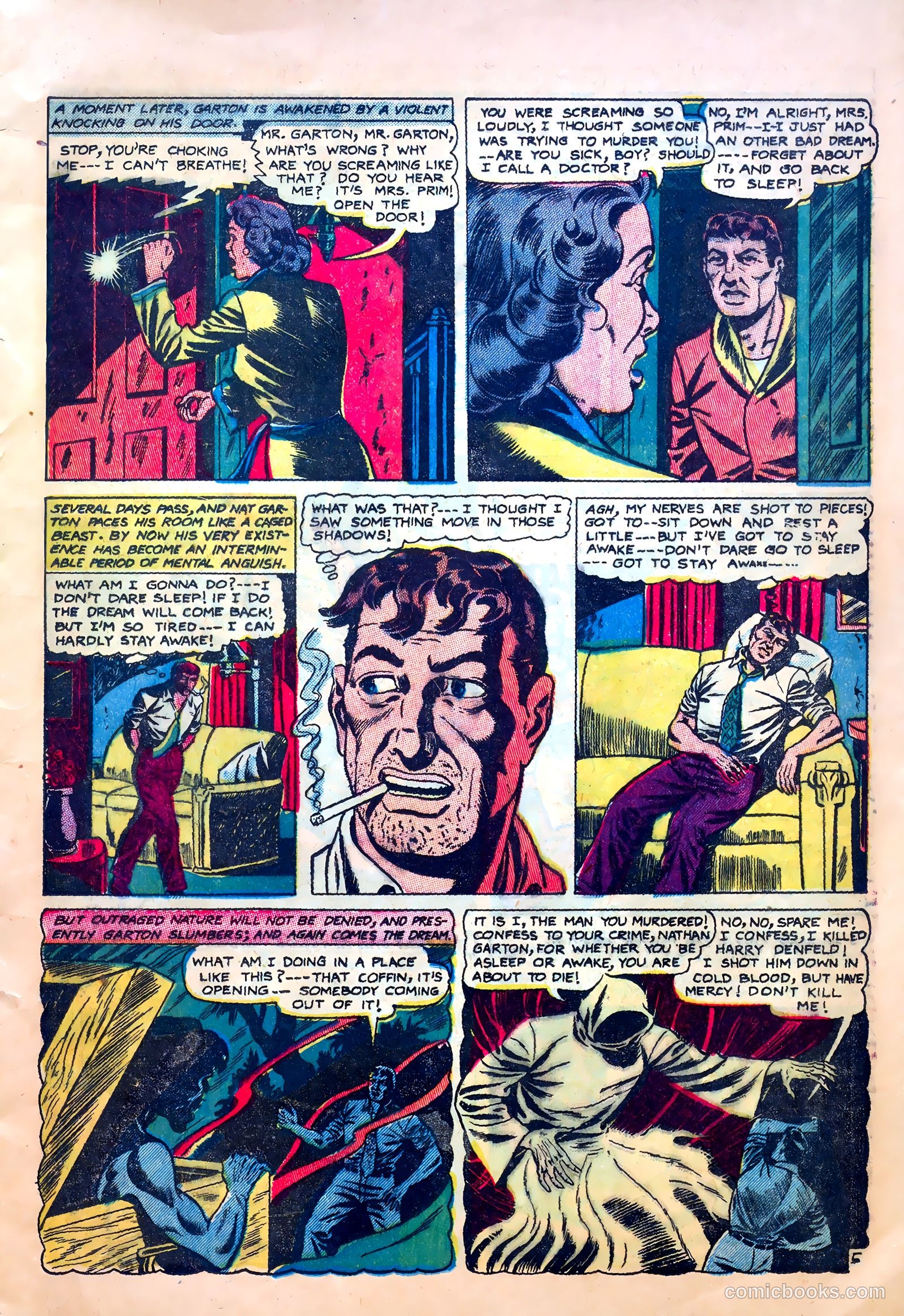 Shocking Mystery Cases #51 (1952) — page 7 of 36