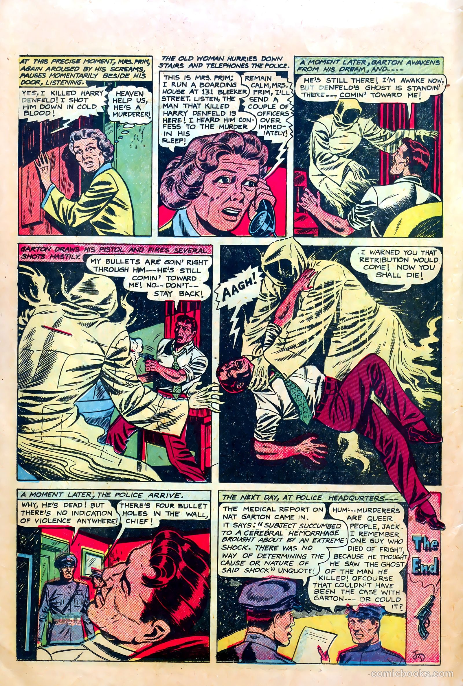 Shocking Mystery Cases #51 (1952) — page 8 of 36