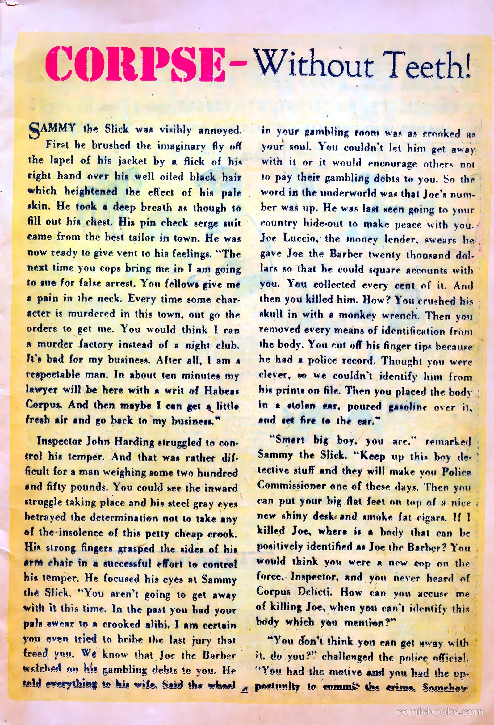 Shocking Mystery Cases #51 (1952) — page 9 of 36