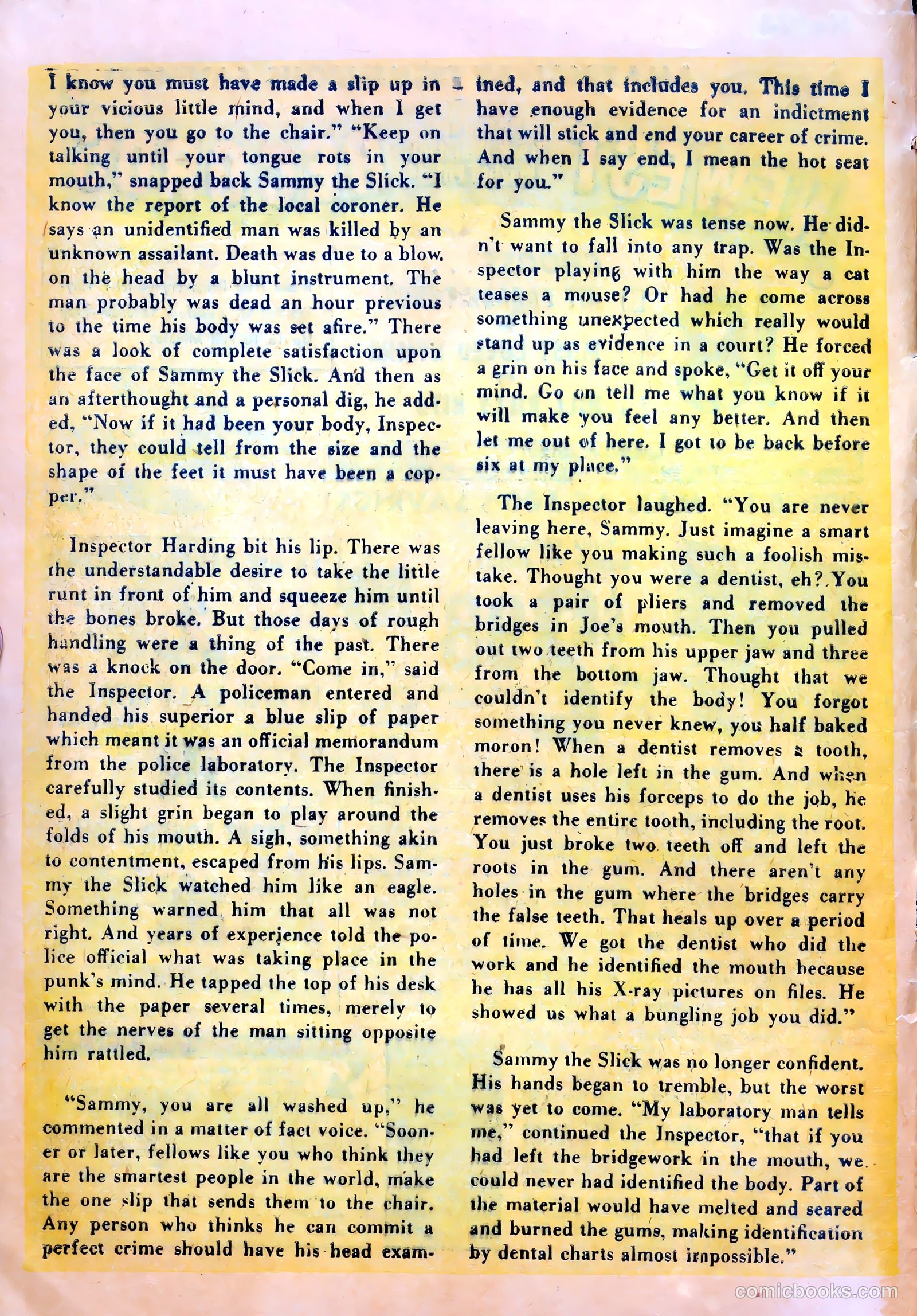 Shocking Mystery Cases #51 (1952) — page 12 of 36