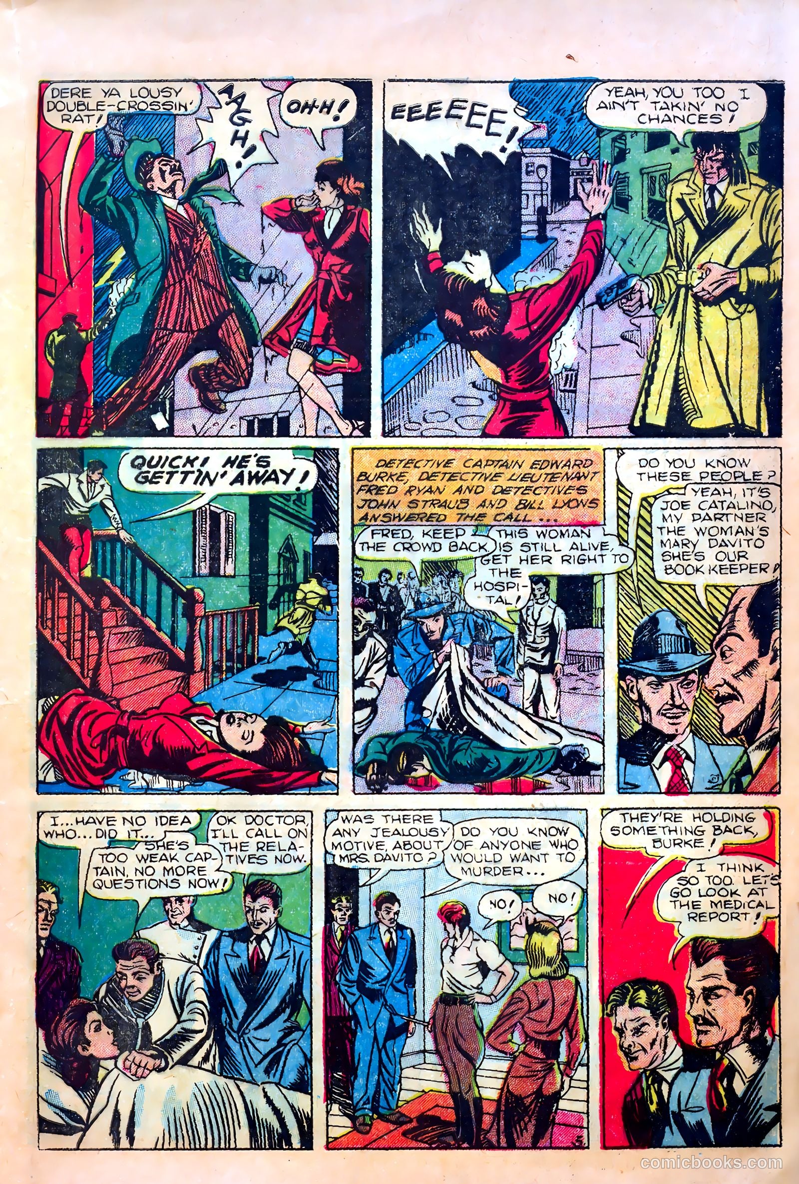 Shocking Mystery Cases #51 (1952) — page 17 of 36