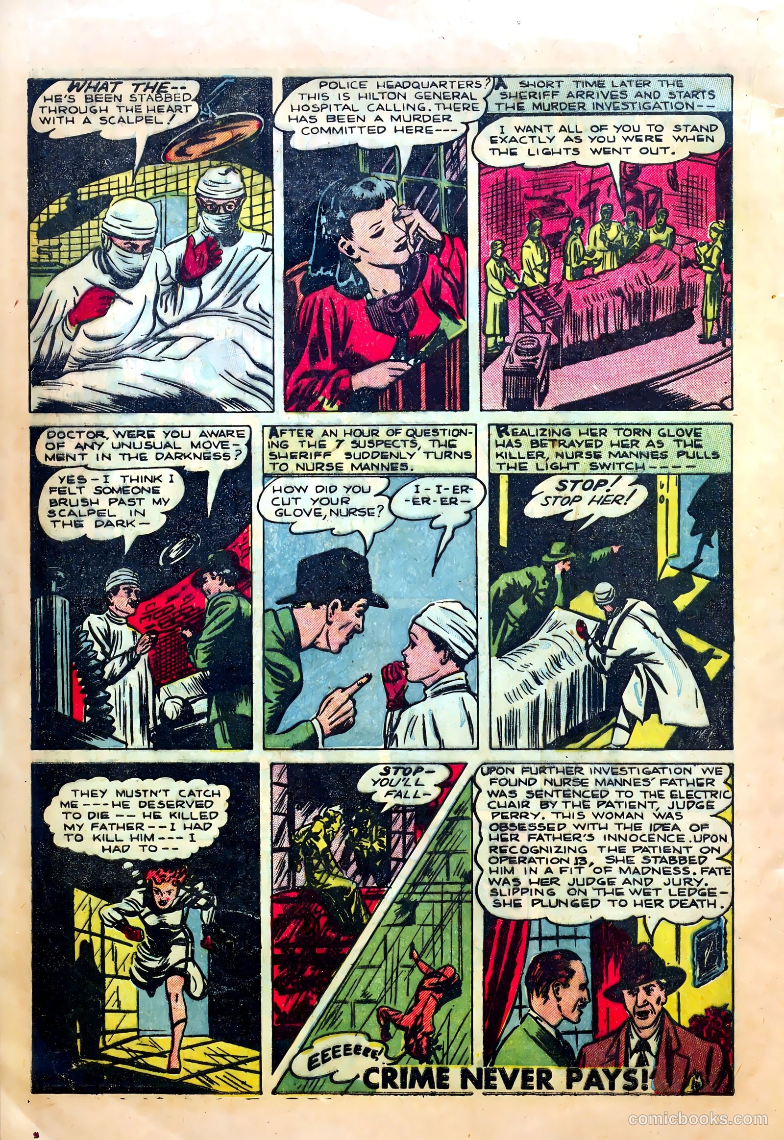 Shocking Mystery Cases #51 (1952) — page 22 of 36