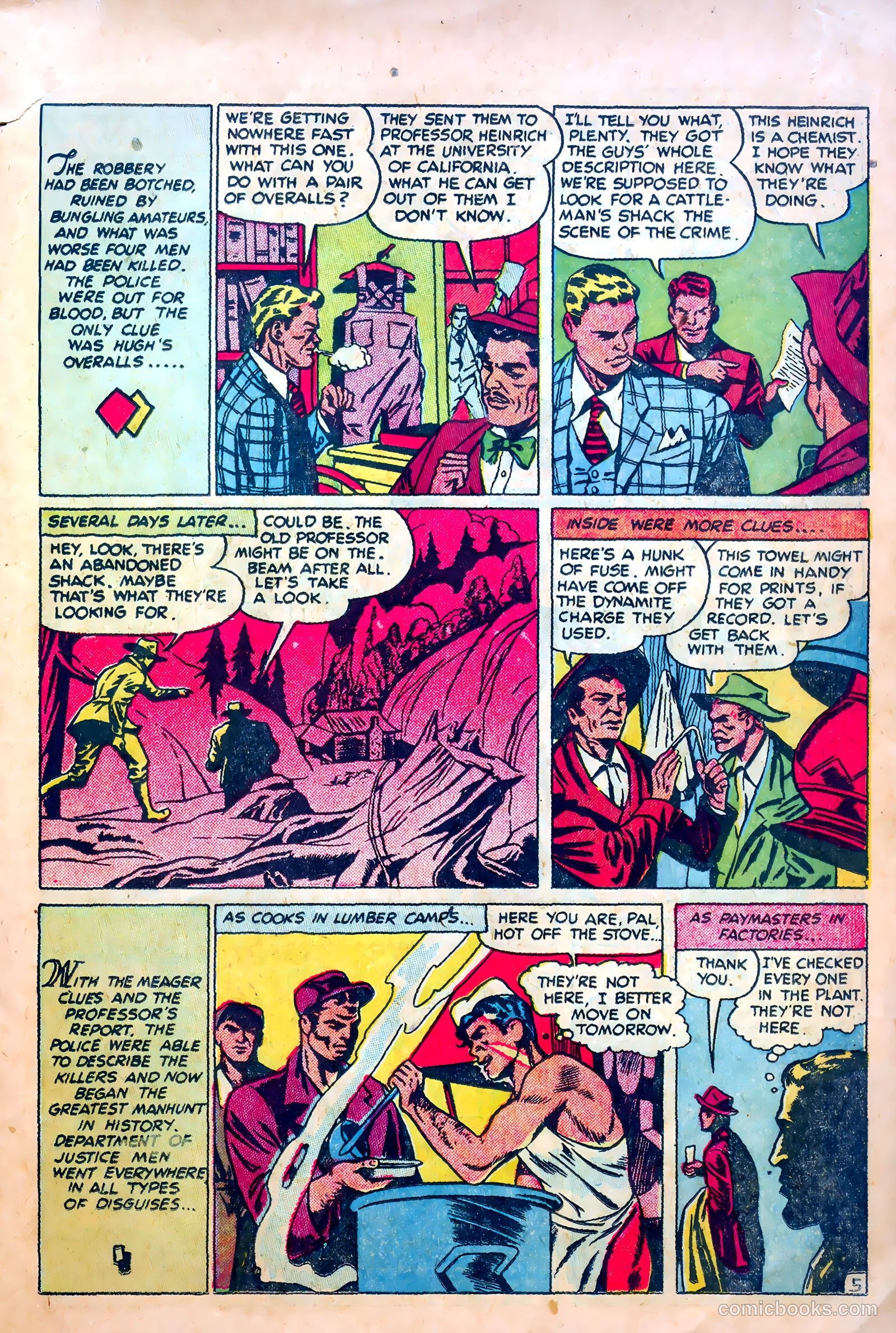 Shocking Mystery Cases #51 (1952) — page 29 of 36