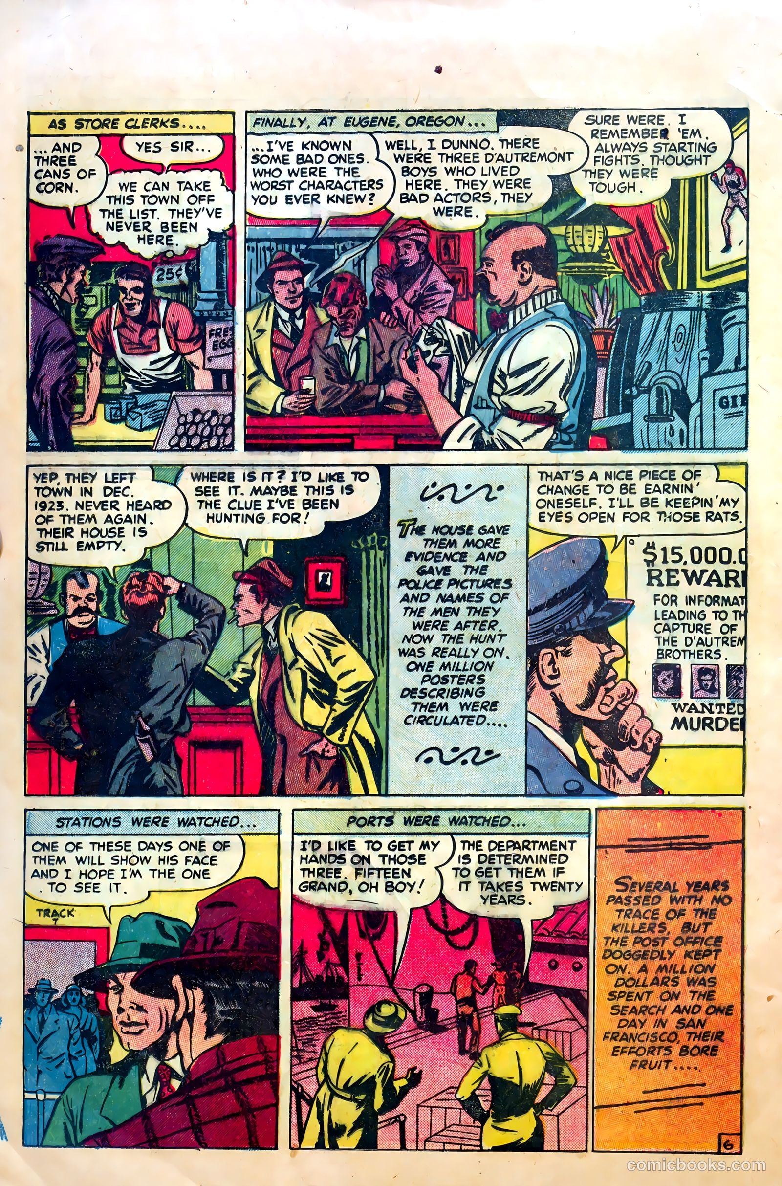 Shocking Mystery Cases #51 (1952) — page 30 of 36