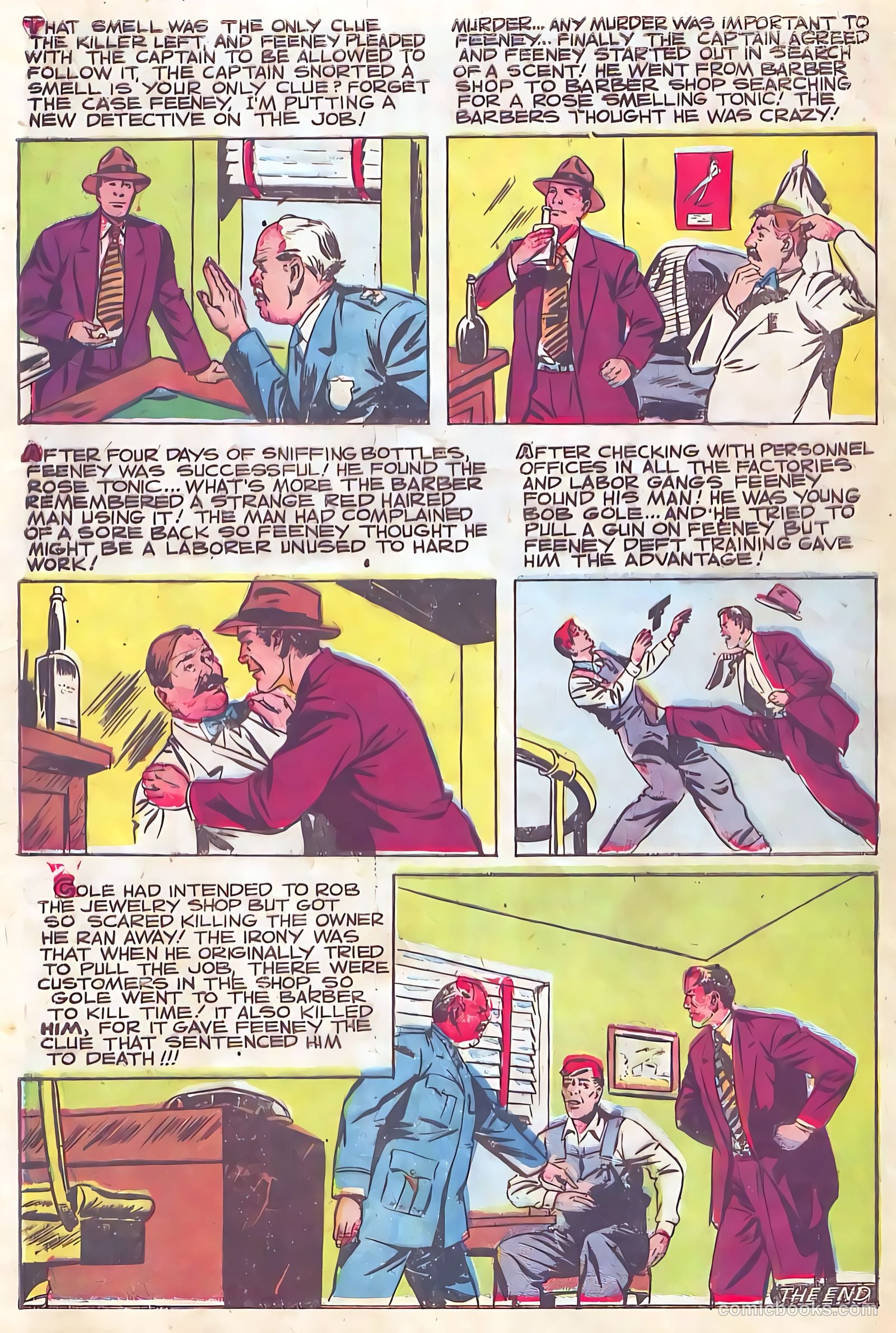 Shocking Mystery Cases #52 (1953) — page 13 of 36