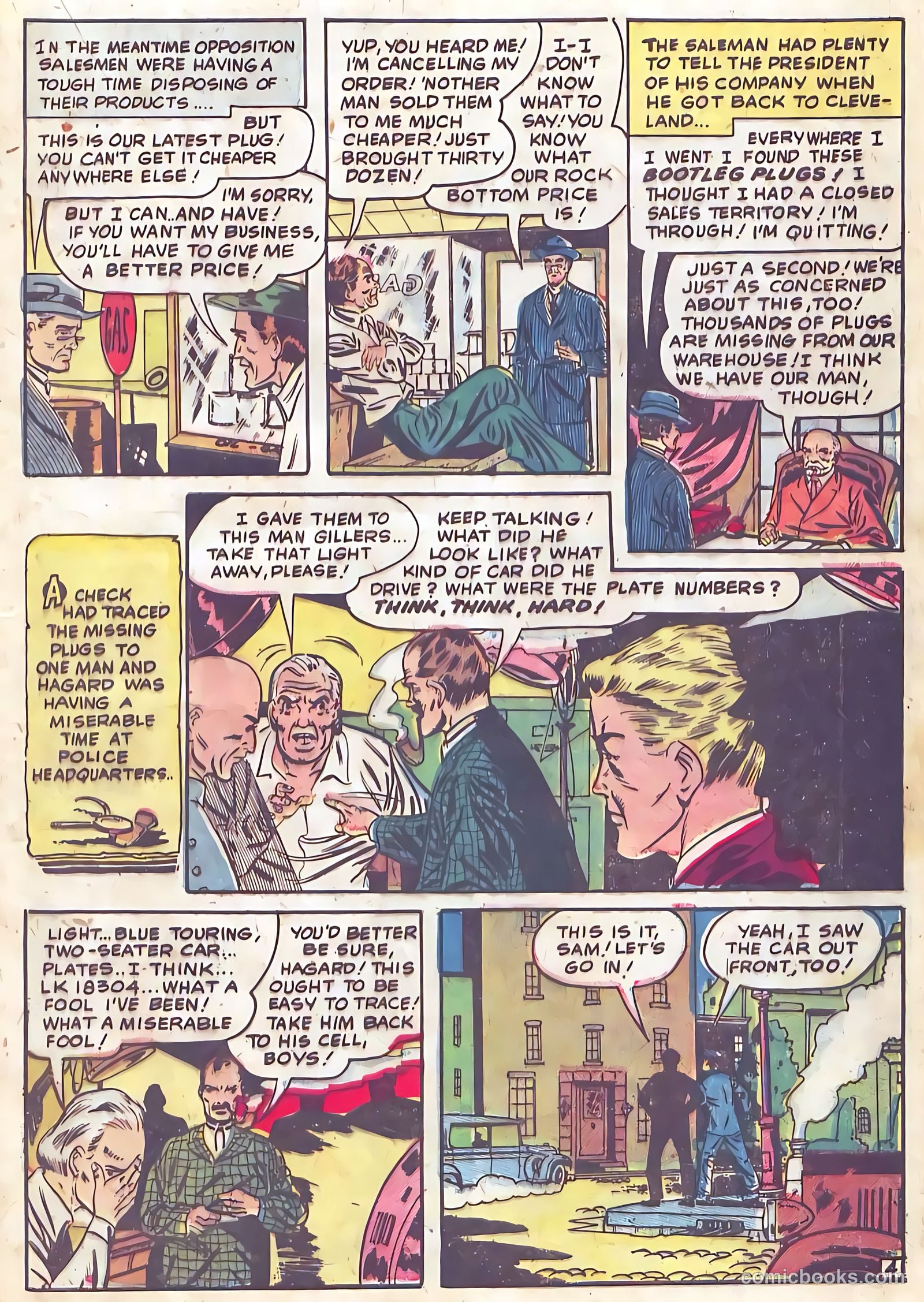 Shocking Mystery Cases #52 (1953) — page 17 of 36
