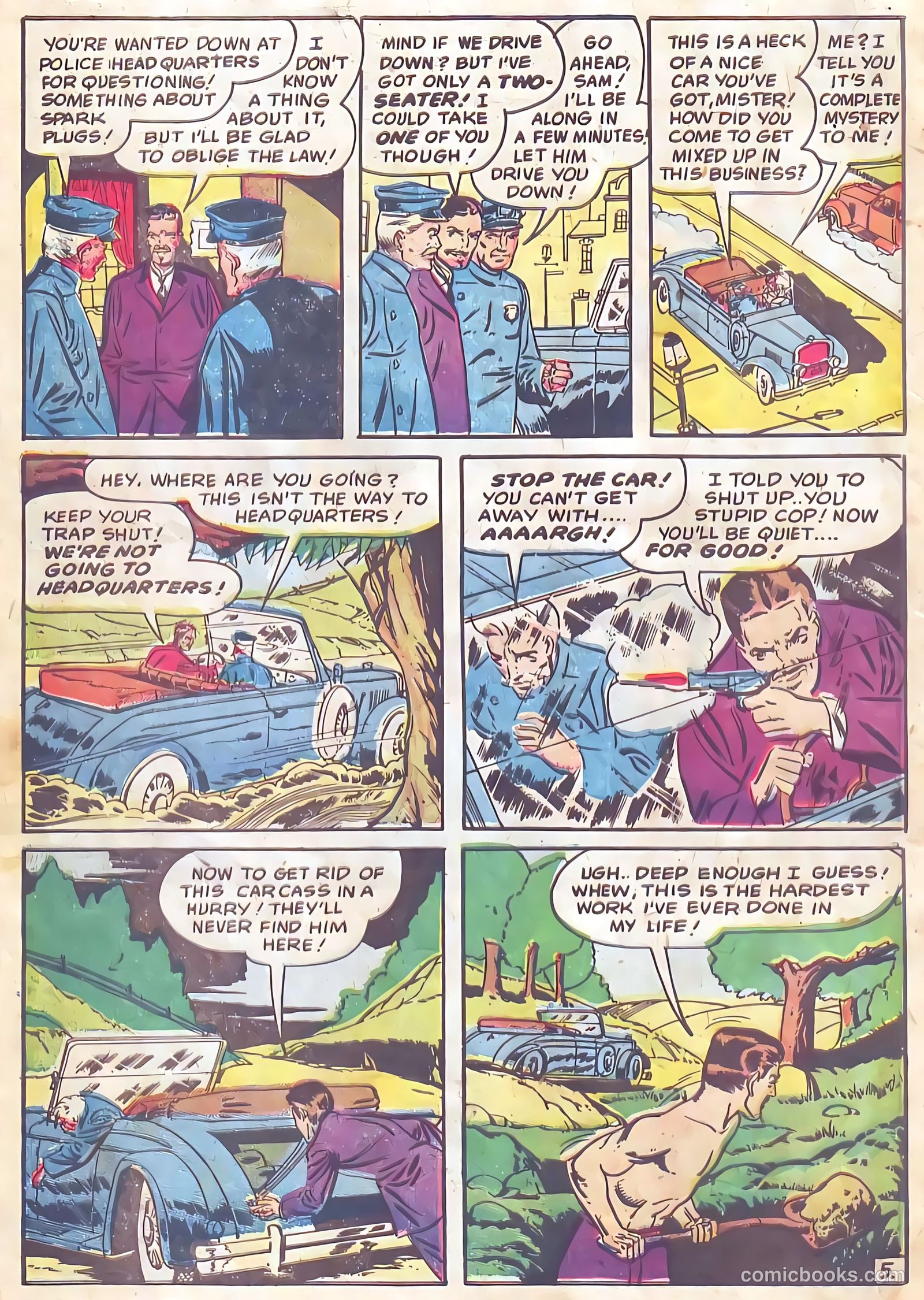 Shocking Mystery Cases #52 (1953) — page 18 of 36