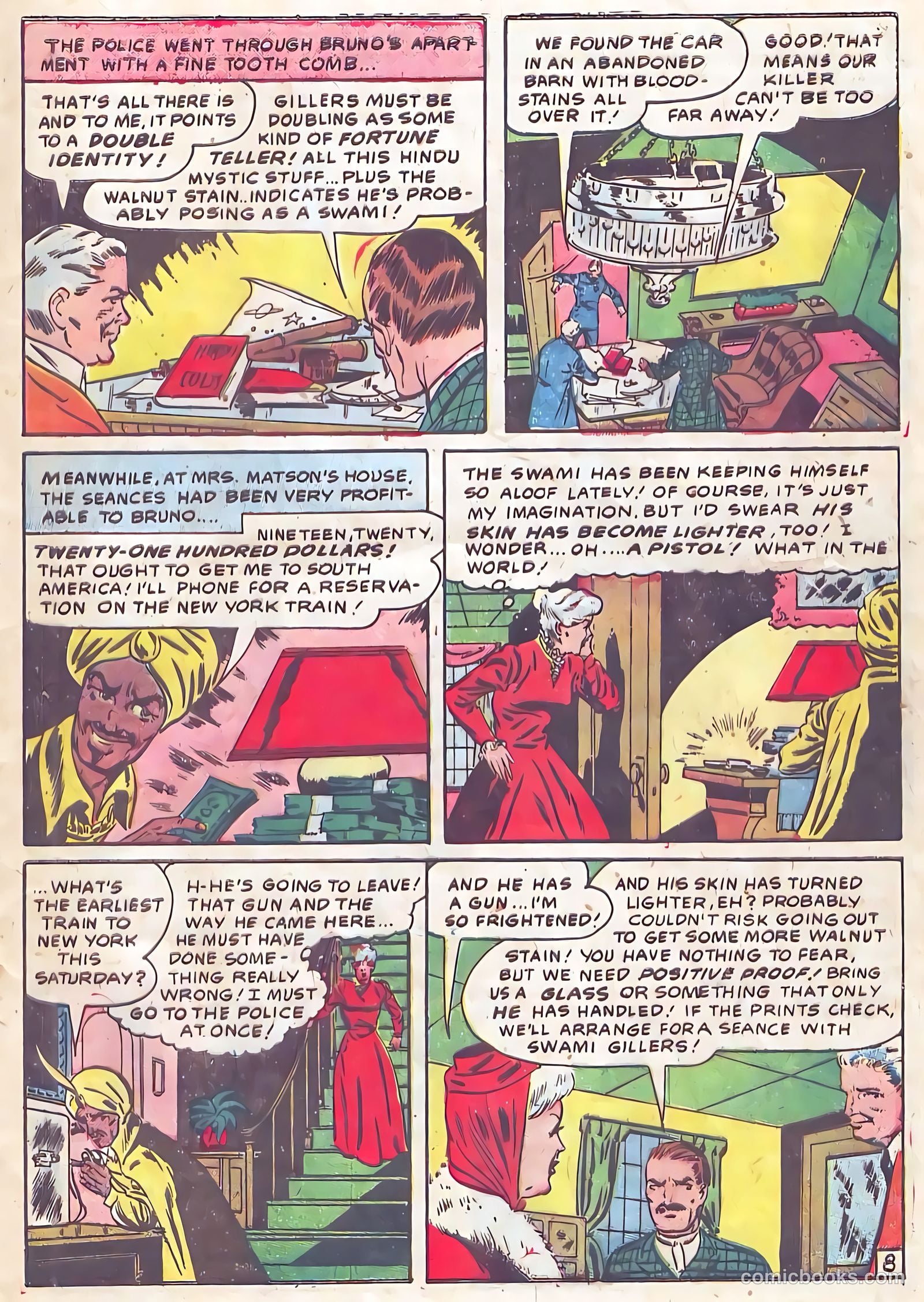 Shocking Mystery Cases #52 (1953) — page 21 of 36