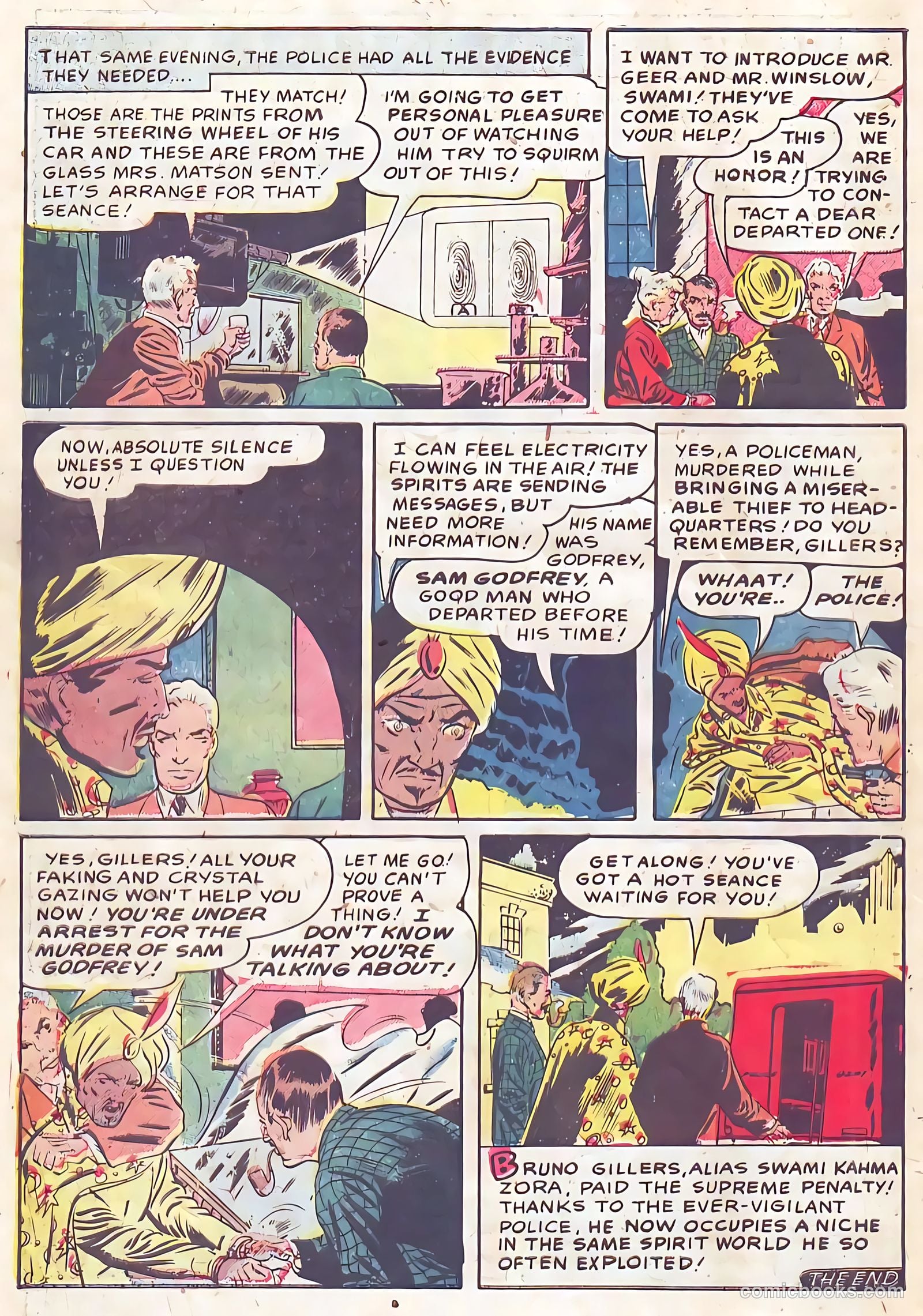 Shocking Mystery Cases #52 (1953) — page 22 of 36
