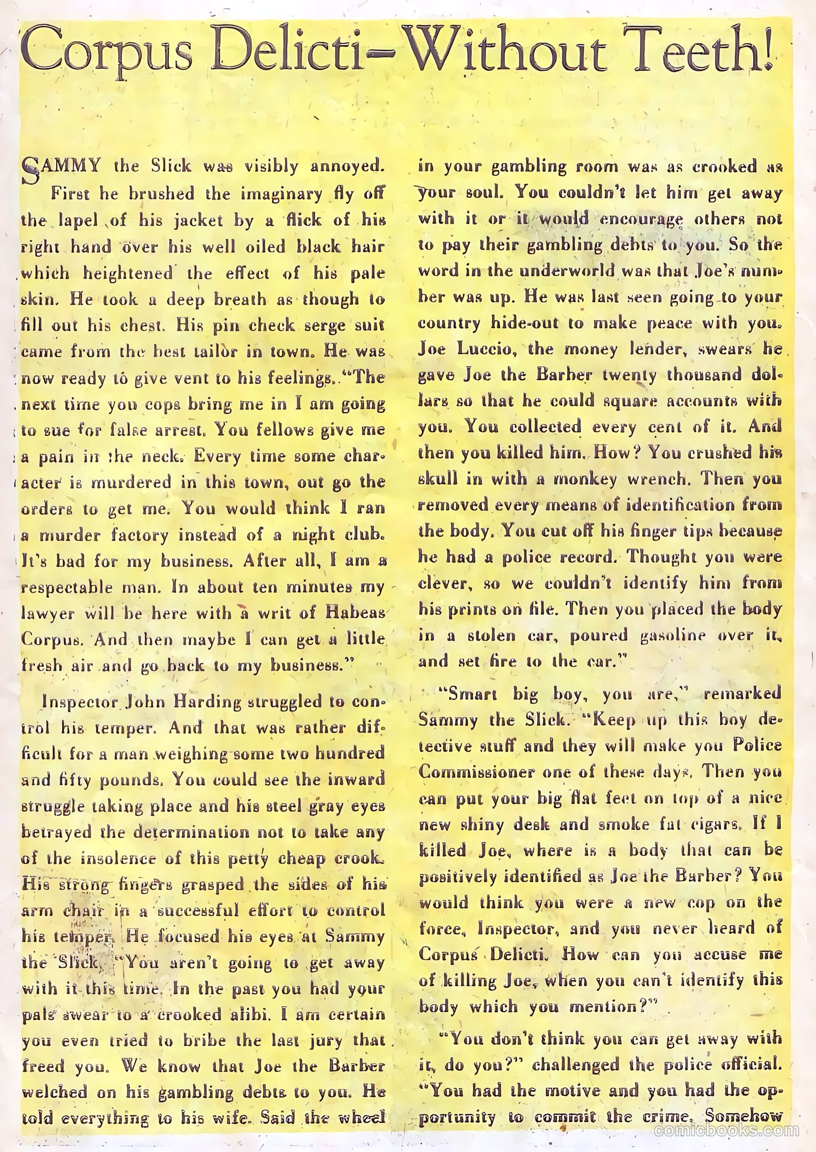 Shocking Mystery Cases #52 (1953) — page 23 of 36