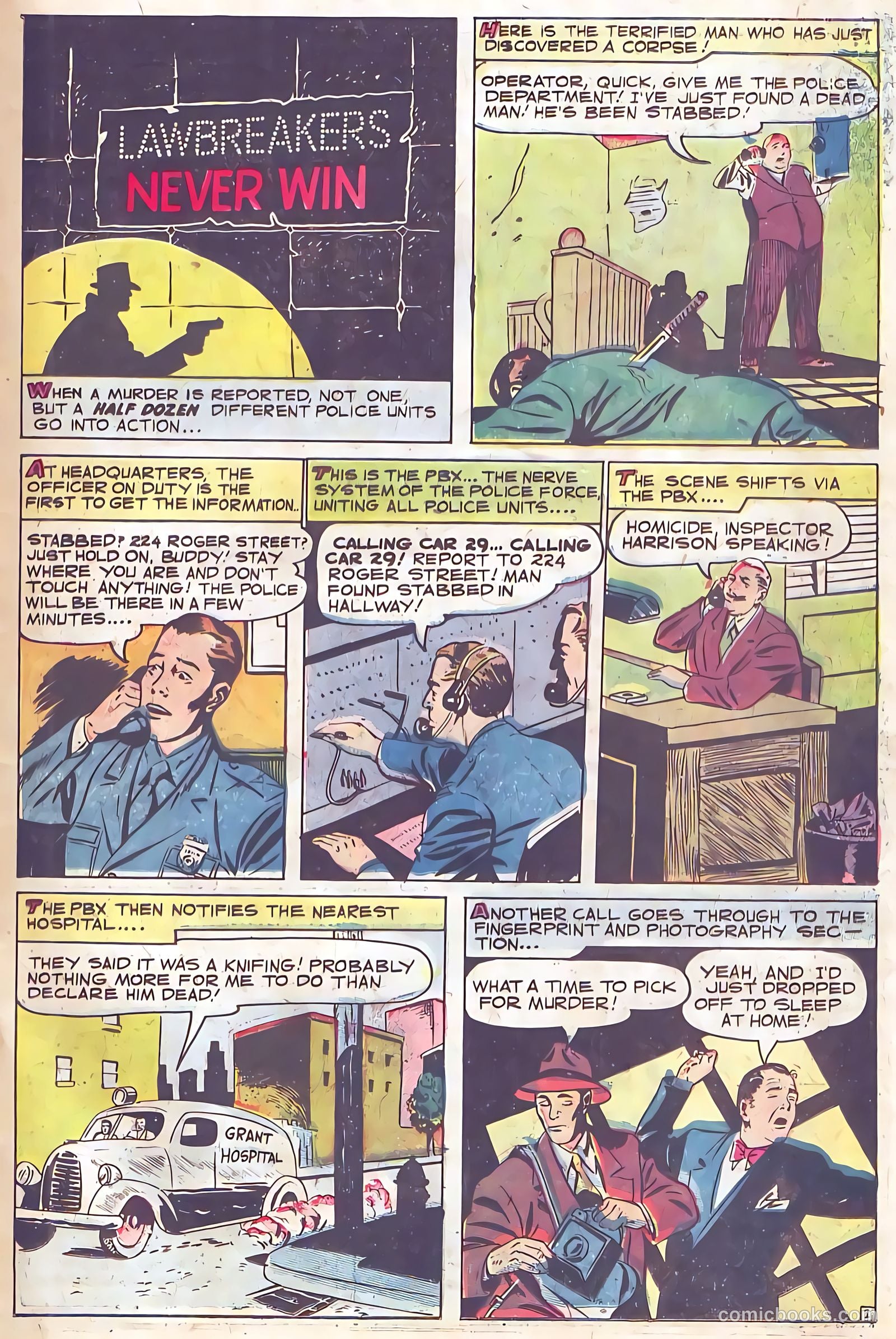 Shocking Mystery Cases #52 (1953) — page 31 of 36