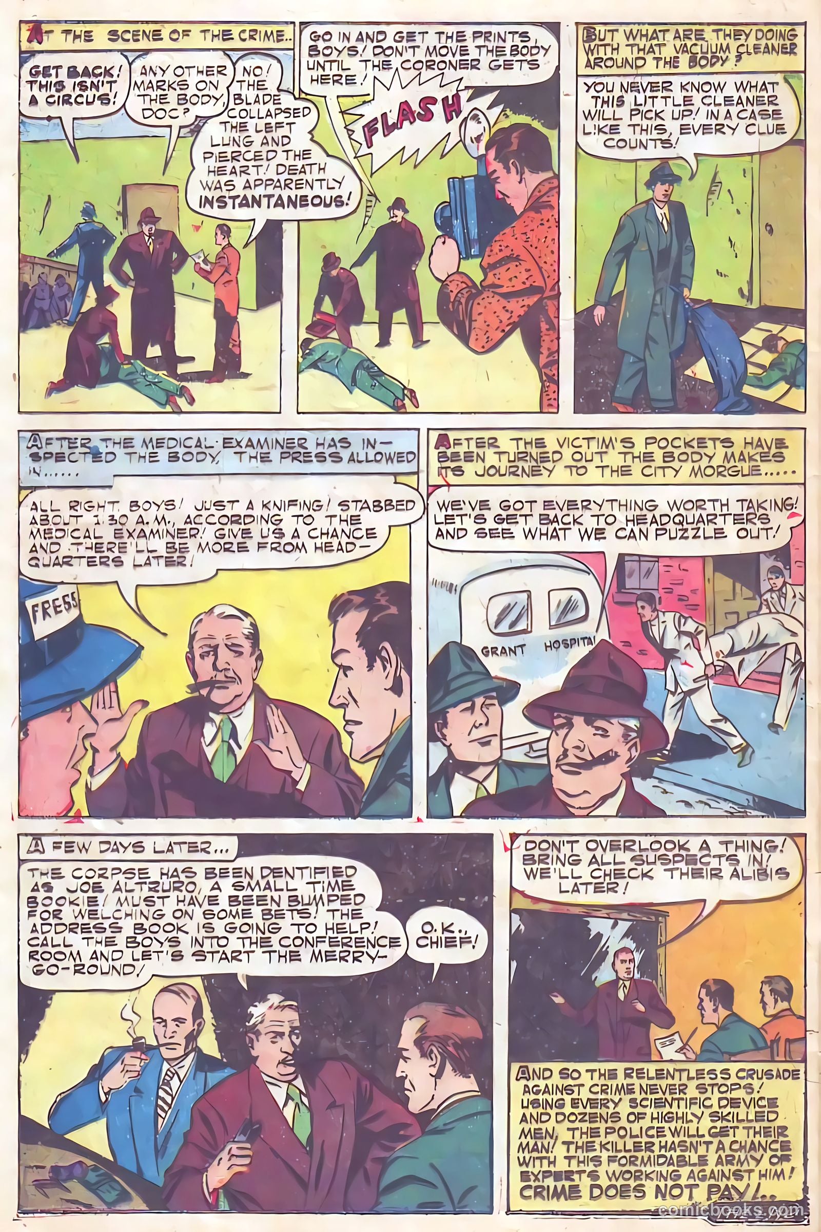 Shocking Mystery Cases #52 (1953) — page 32 of 36