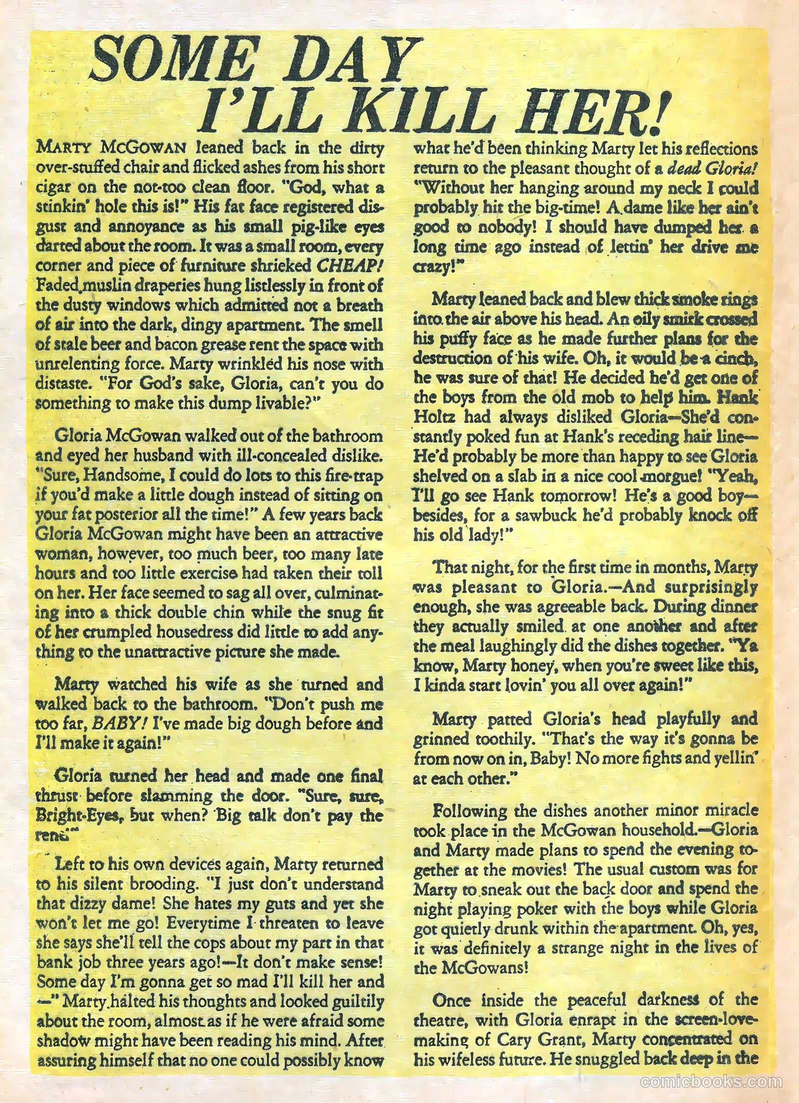 Shocking Mystery Cases #53 (1953) — page 19 of 37