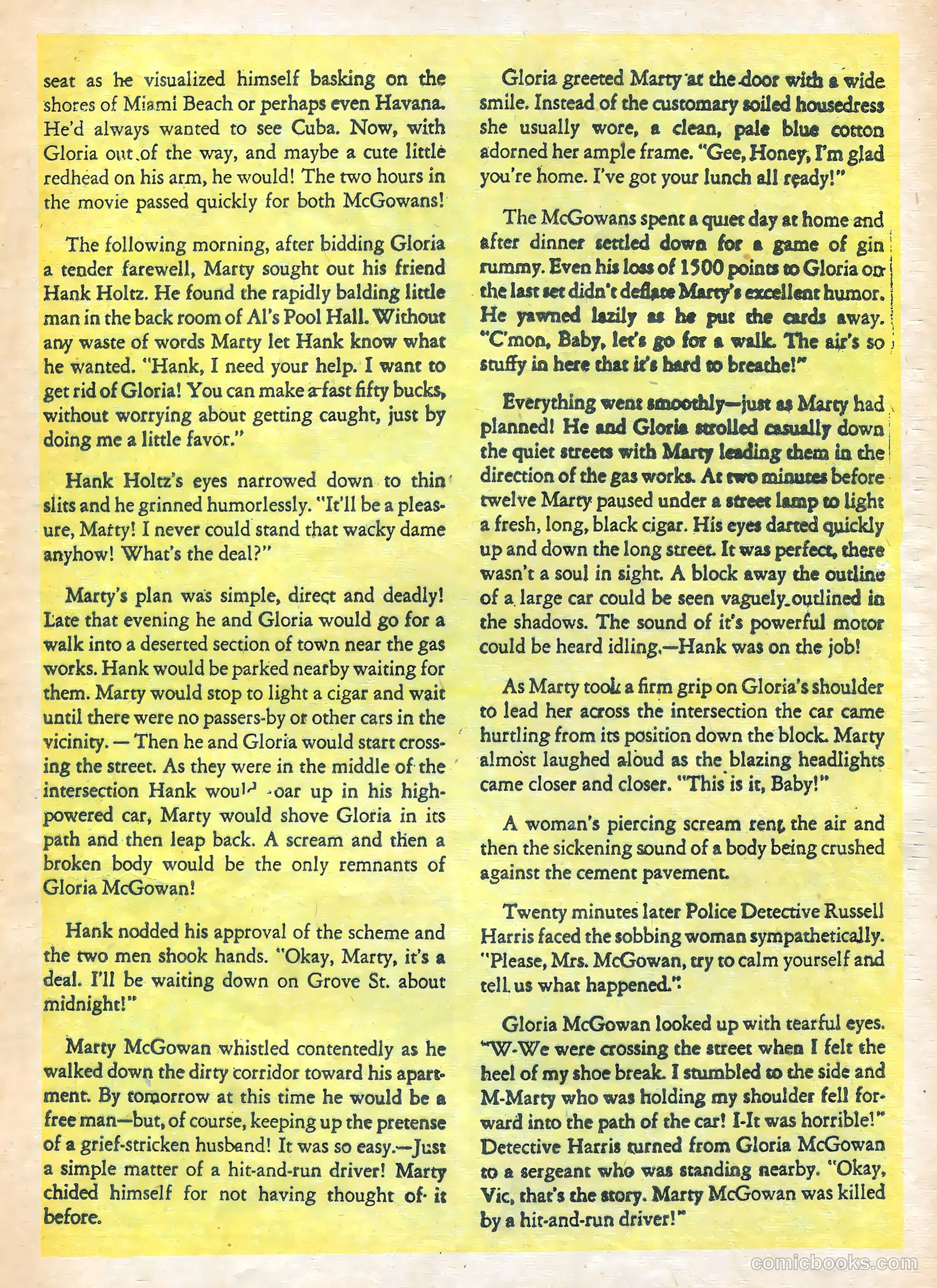 Shocking Mystery Cases #53 (1953) — page 20 of 37