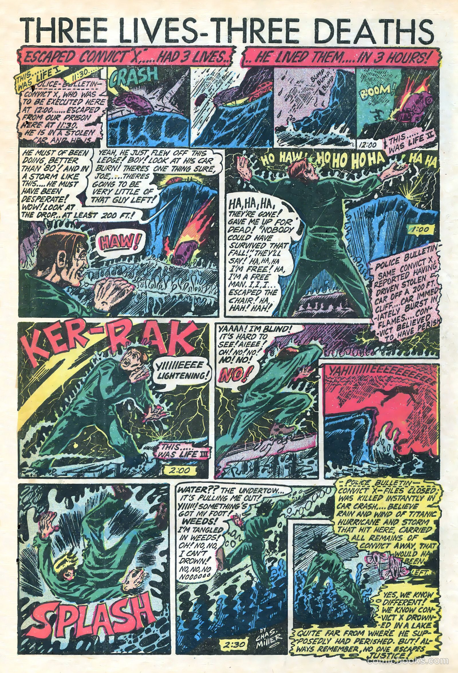 Shocking Mystery Cases #53 (1953) — page 32 of 37