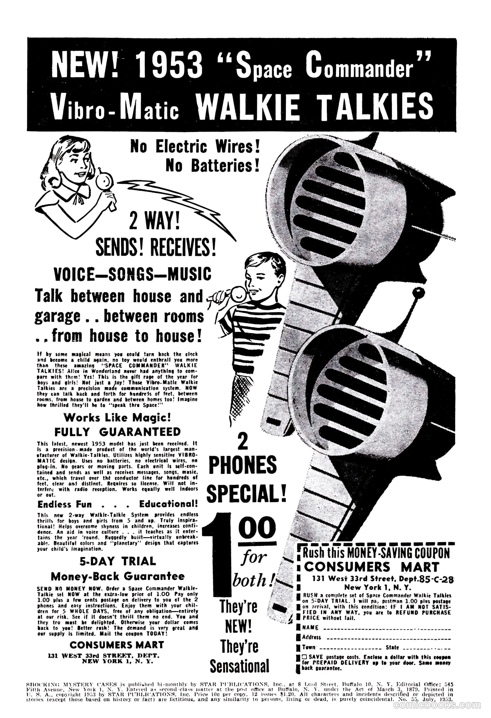 Shocking Mystery Cases #55 (1953) — page 2 of 36